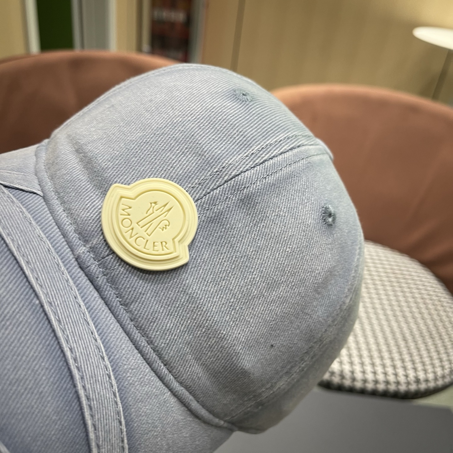 MONCLER蒙口新款洗水做旧棒球帽，男女同款，网红同款