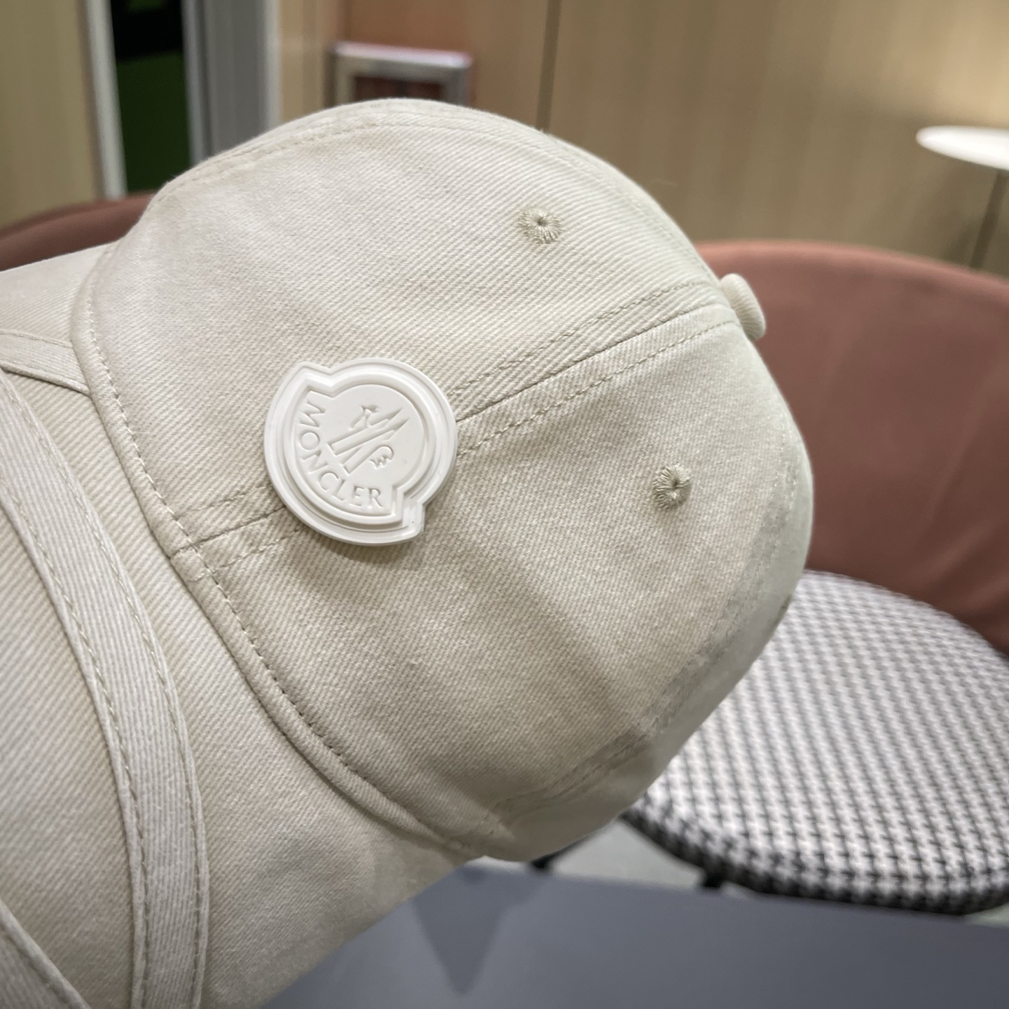 MONCLER蒙口新款洗水做旧棒球帽，男女同款，网红同款