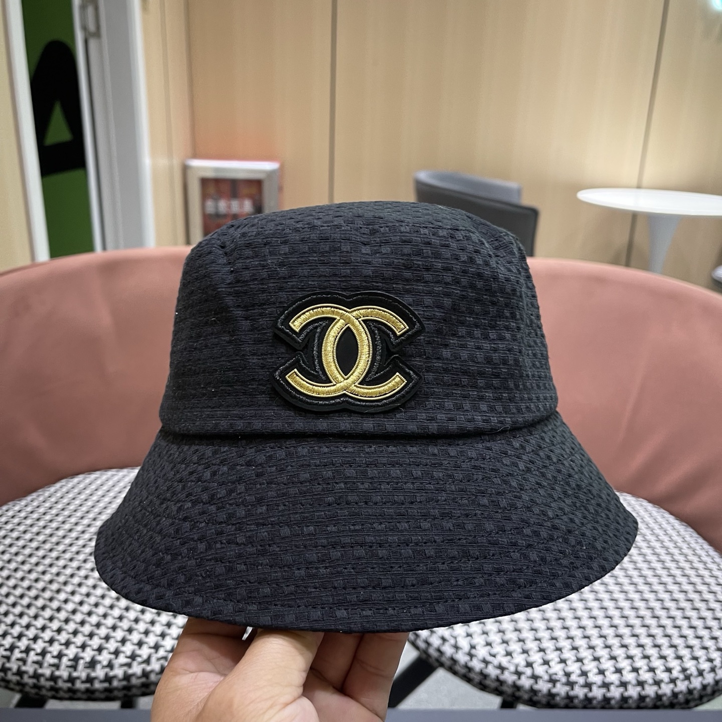 CHANEL香奈儿 新款日系ins百搭气质渔夫帽女素颜显脸小水桶帽 小香风盆帽潮