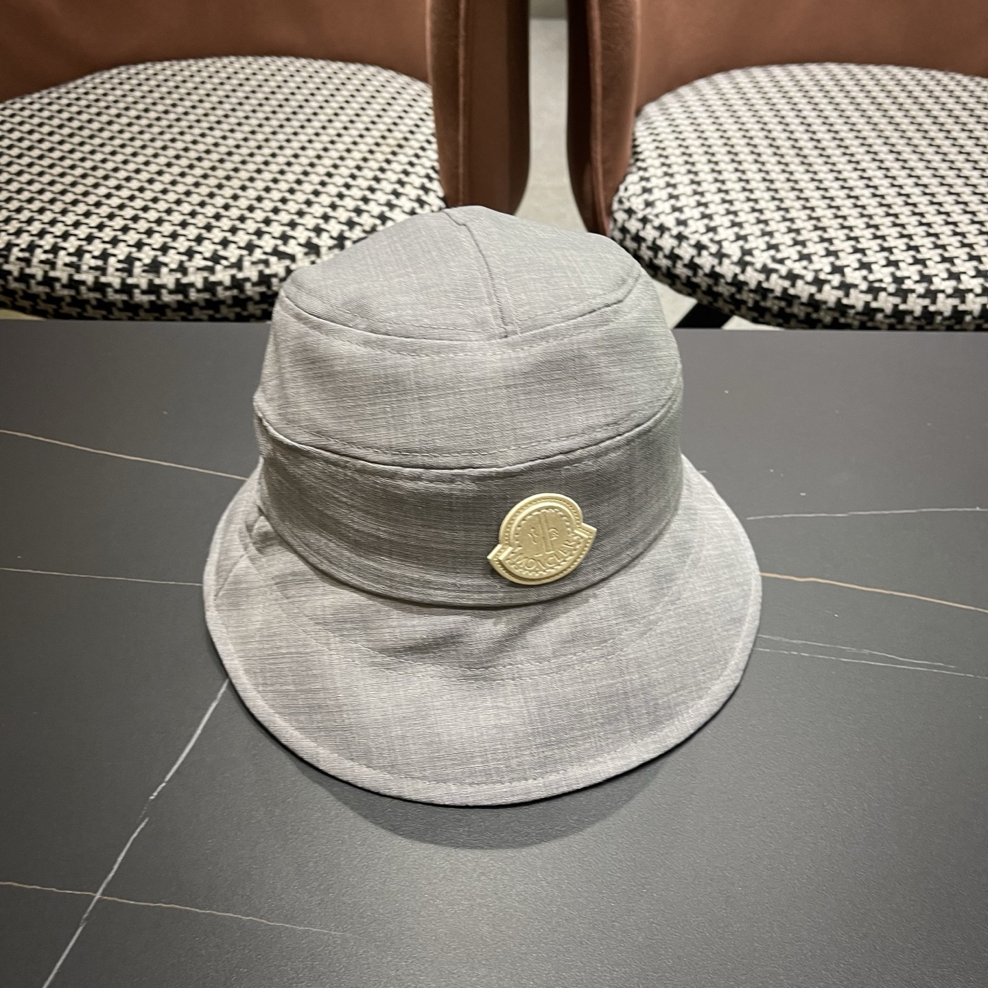 MONCLER（蒙口） 日系系带蝴蝶结盆帽春款小众渔夫帽女休闲百搭显脸小防晒帽子