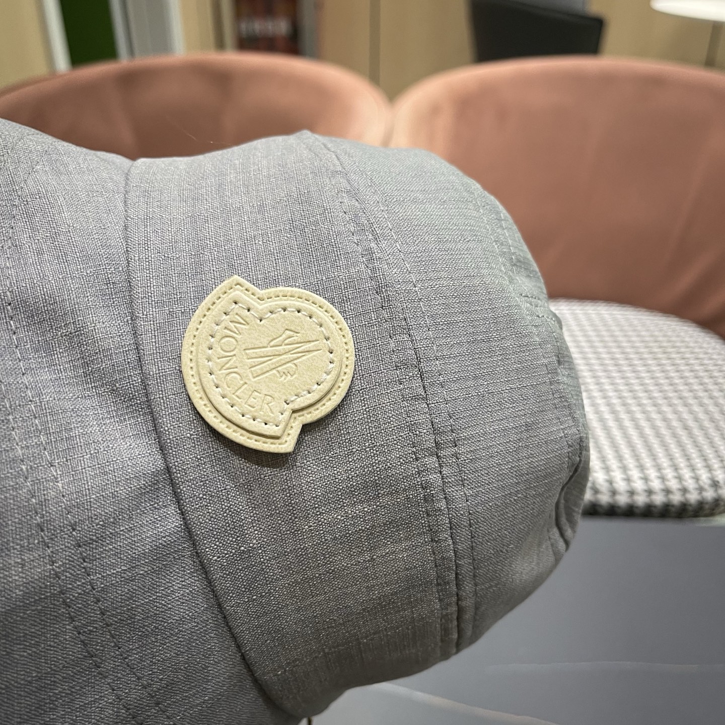 MONCLER（蒙口） 日系系带蝴蝶结盆帽春款小众渔夫帽女休闲百搭显脸小防晒帽子