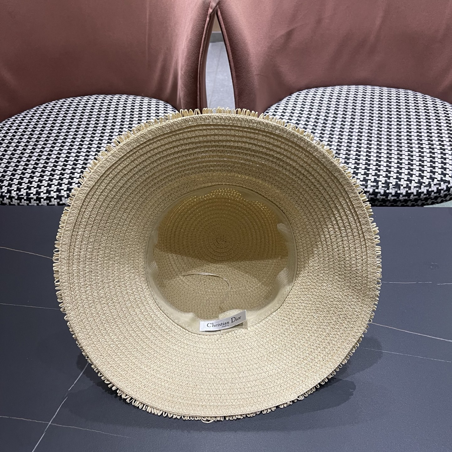 Dior迪奥新款草帽，遮阳帽，太阳帽，沙滩遮阳帽帽，头围57cm