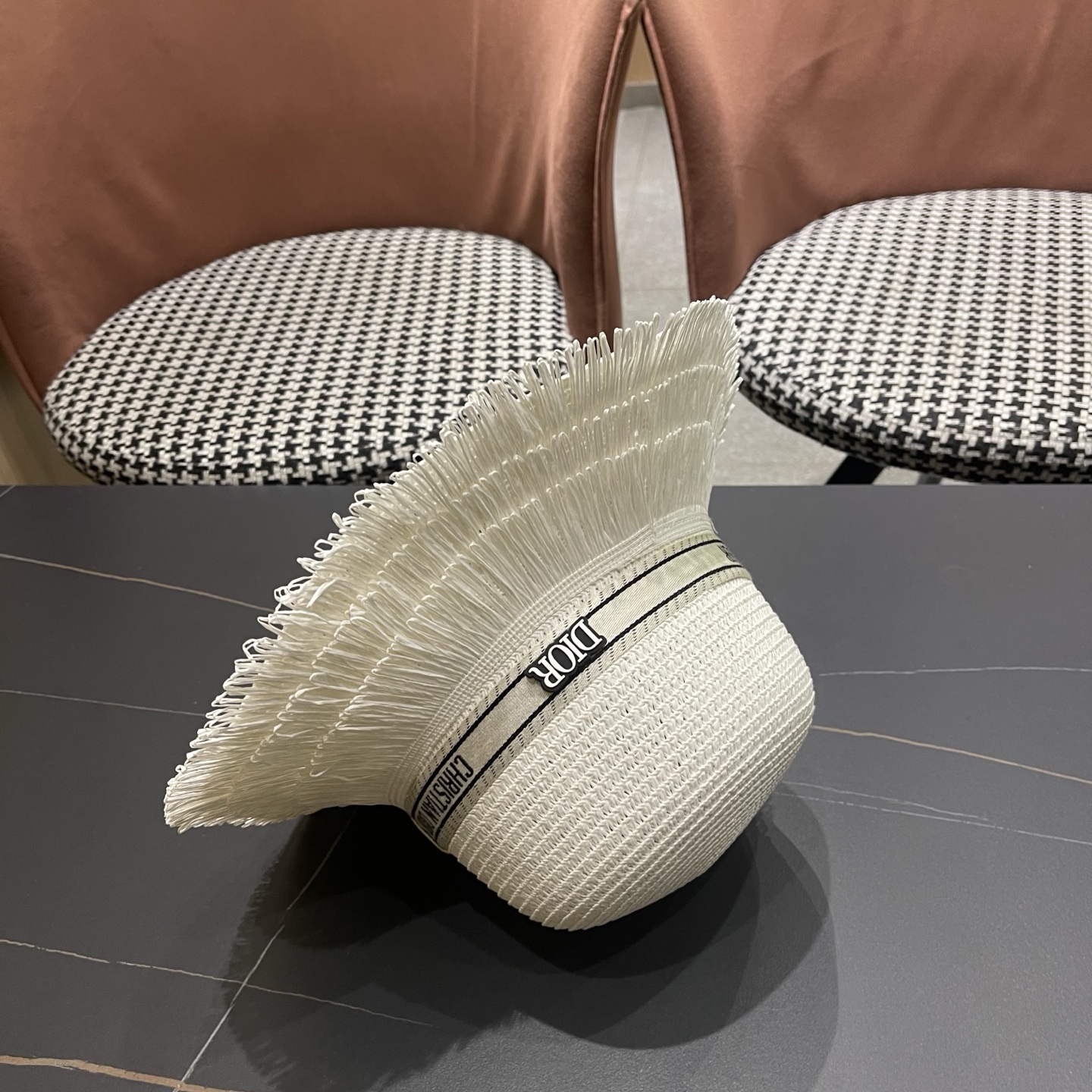 Dior迪奥新款草帽，遮阳帽，太阳帽，沙滩遮阳帽帽，头围57cm