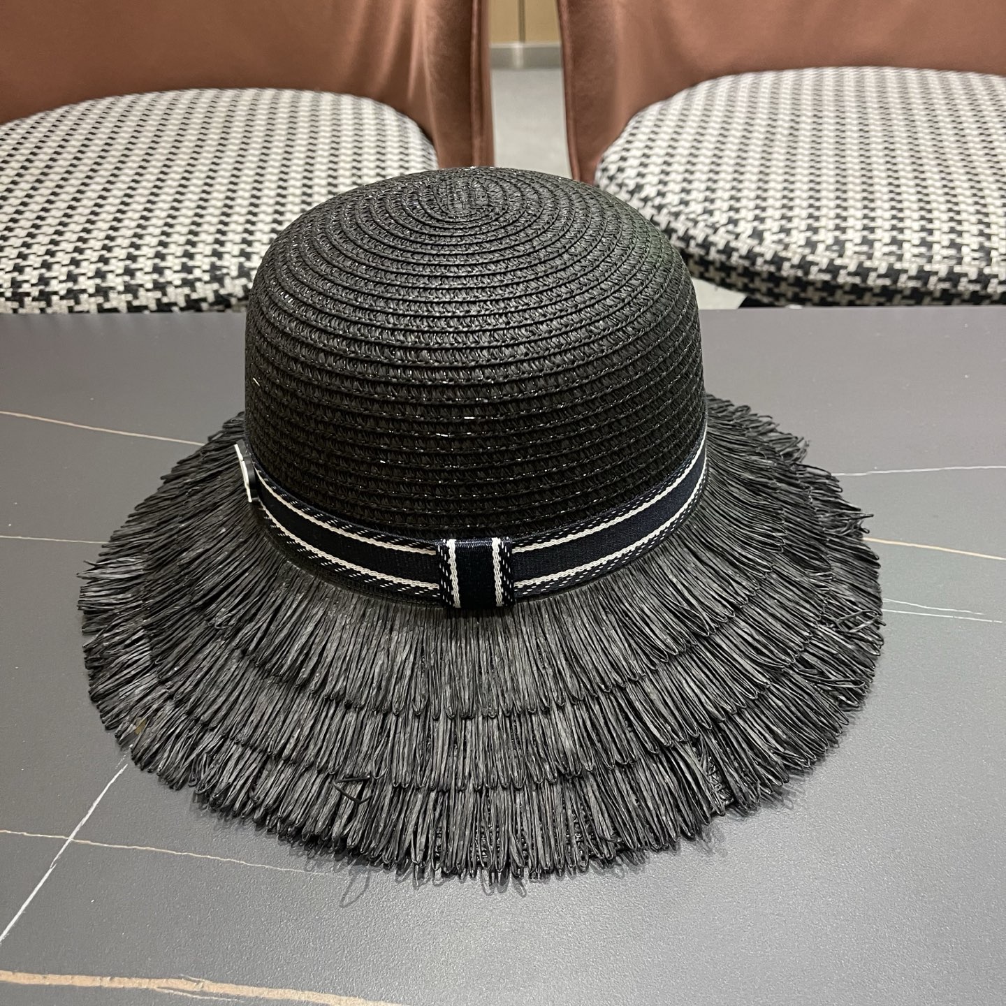 Dior迪奥新款草帽，遮阳帽，太阳帽，沙滩遮阳帽帽，头围57cm