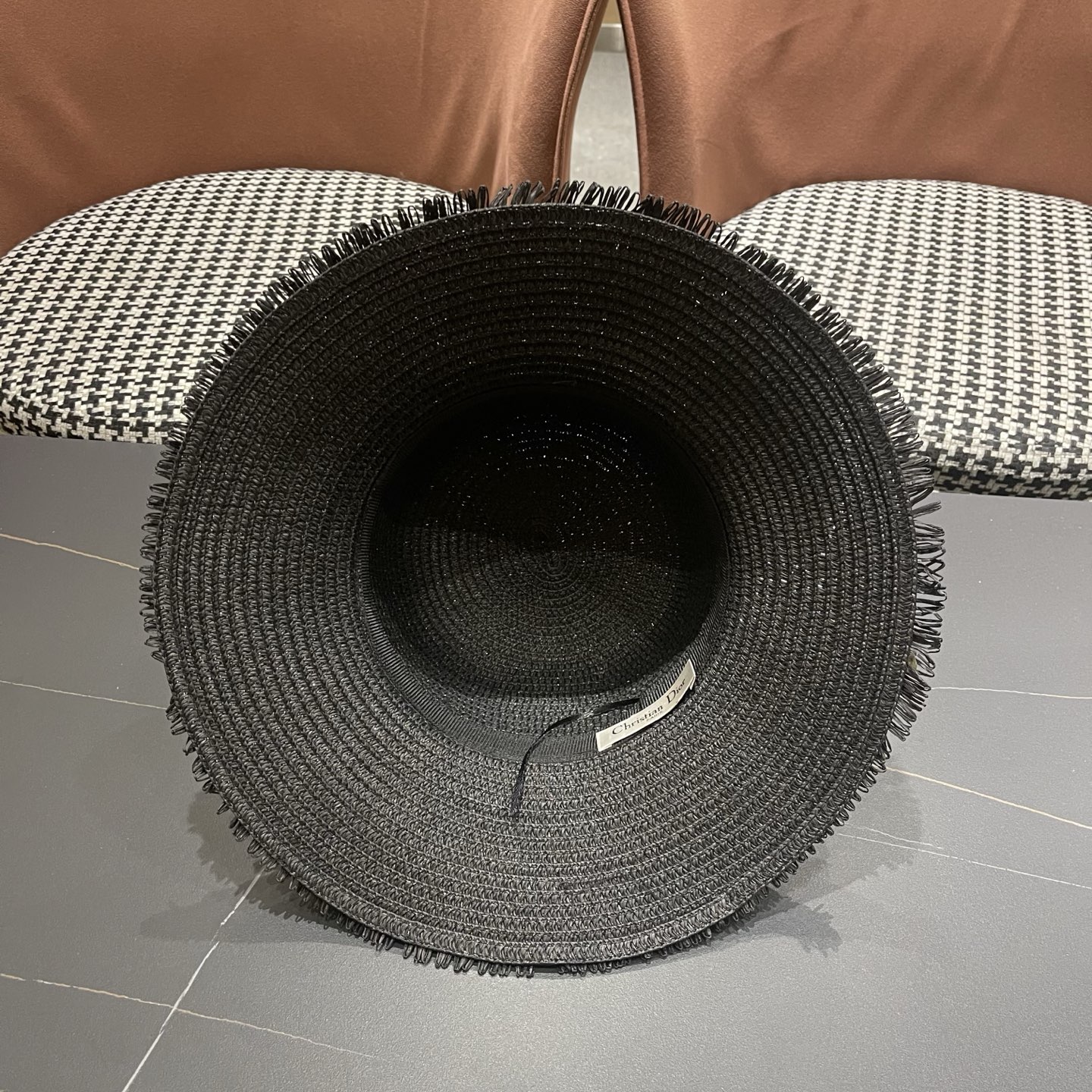 Dior迪奥新款草帽，遮阳帽，太阳帽，沙滩遮阳帽帽，头围57cm