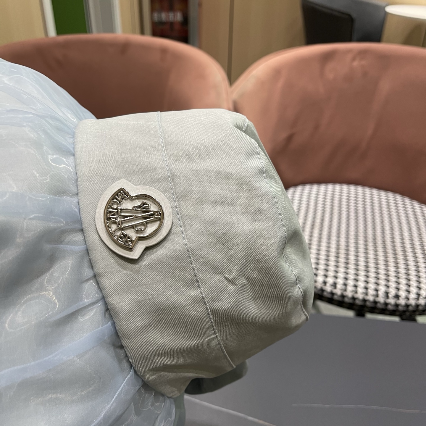 MONCLER（蒙口）春夏百搭可折叠大檐防晒帽女透气遮阳帽户外出游休闲渔夫帽显脸小