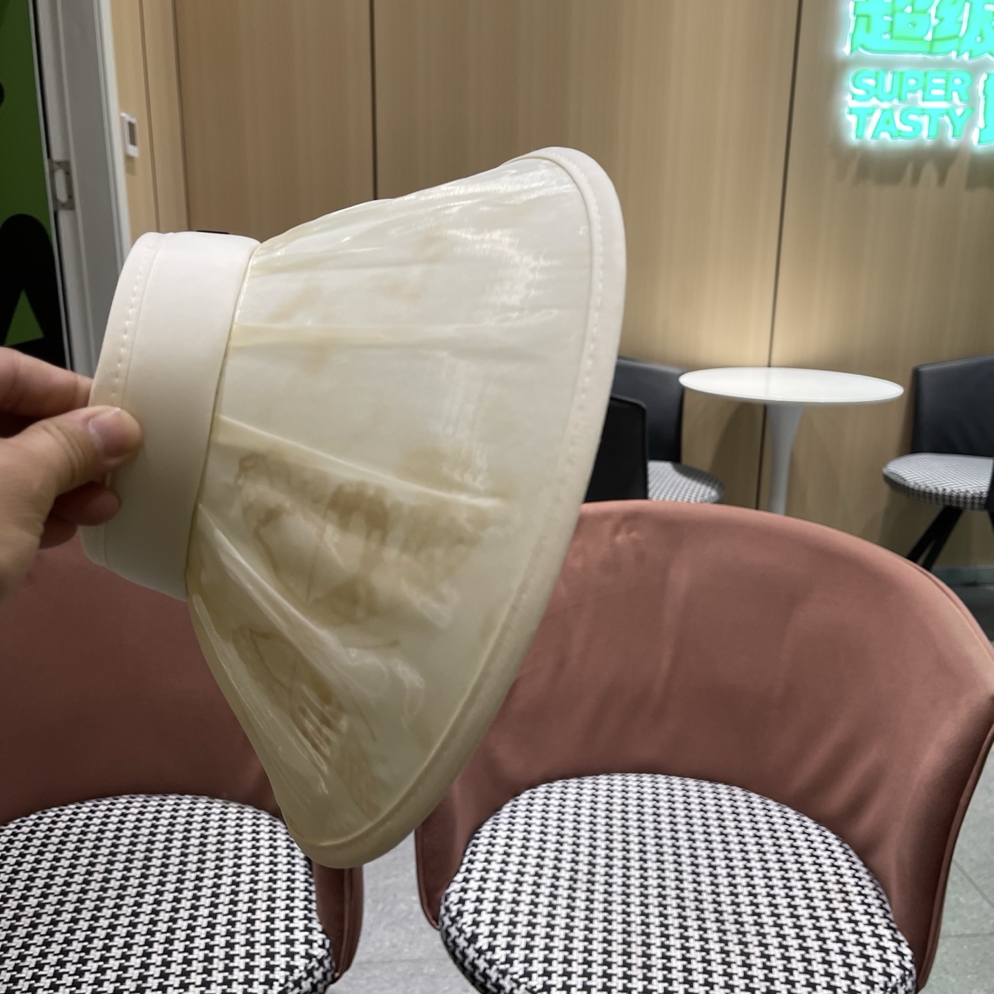 迪奥Dior 夏季遮阳帽女中式国风水墨画加宽大帽檐防紫外线户外骑车太阳帽子