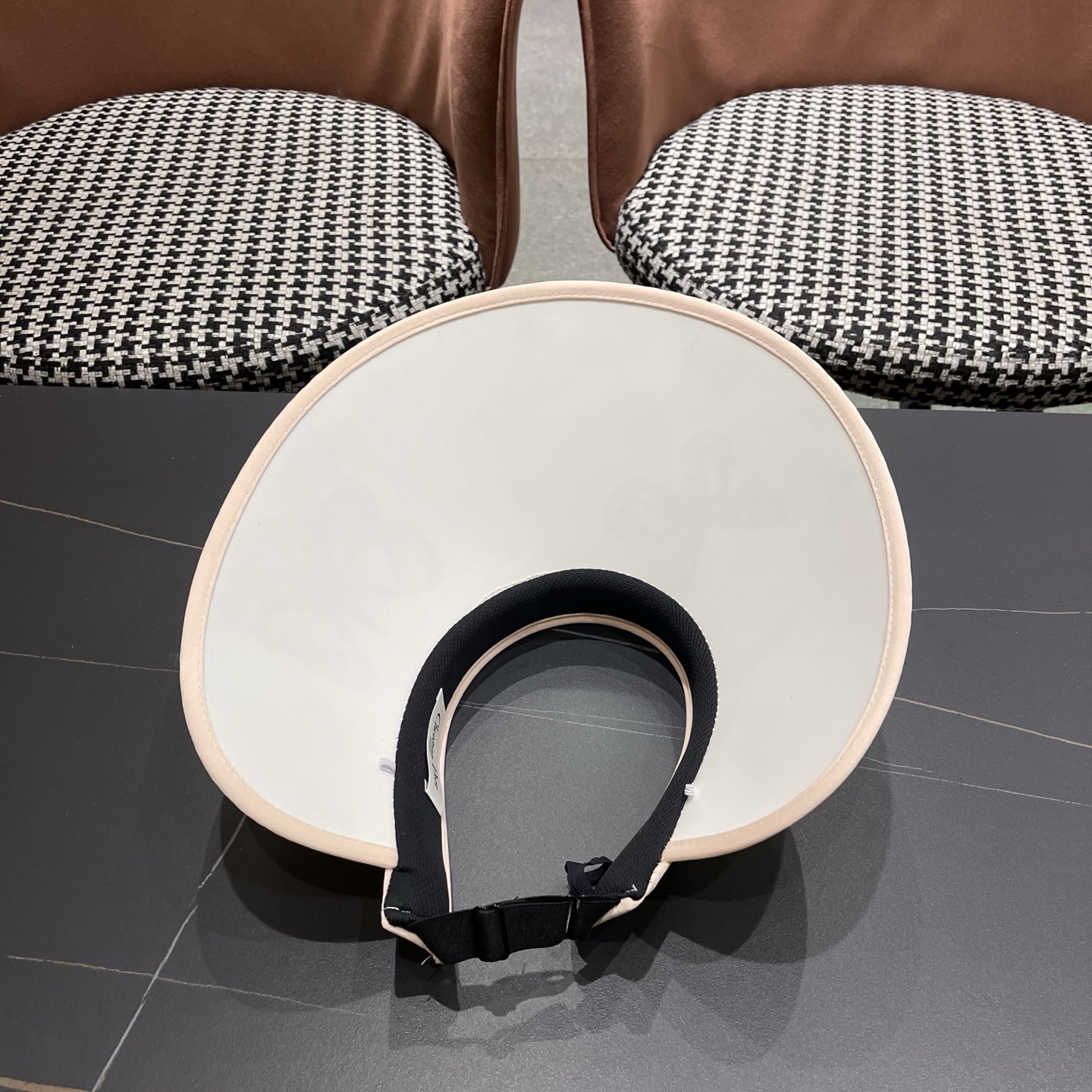 迪奥Dior 夏季遮阳帽女中式国风水墨画加宽大帽檐防紫外线户外骑车太阳帽子