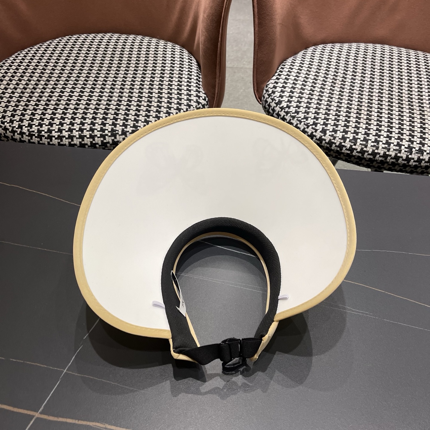 迪奥Dior 夏季遮阳帽女中式国风水墨画加宽大帽檐防紫外线户外骑车太阳帽子