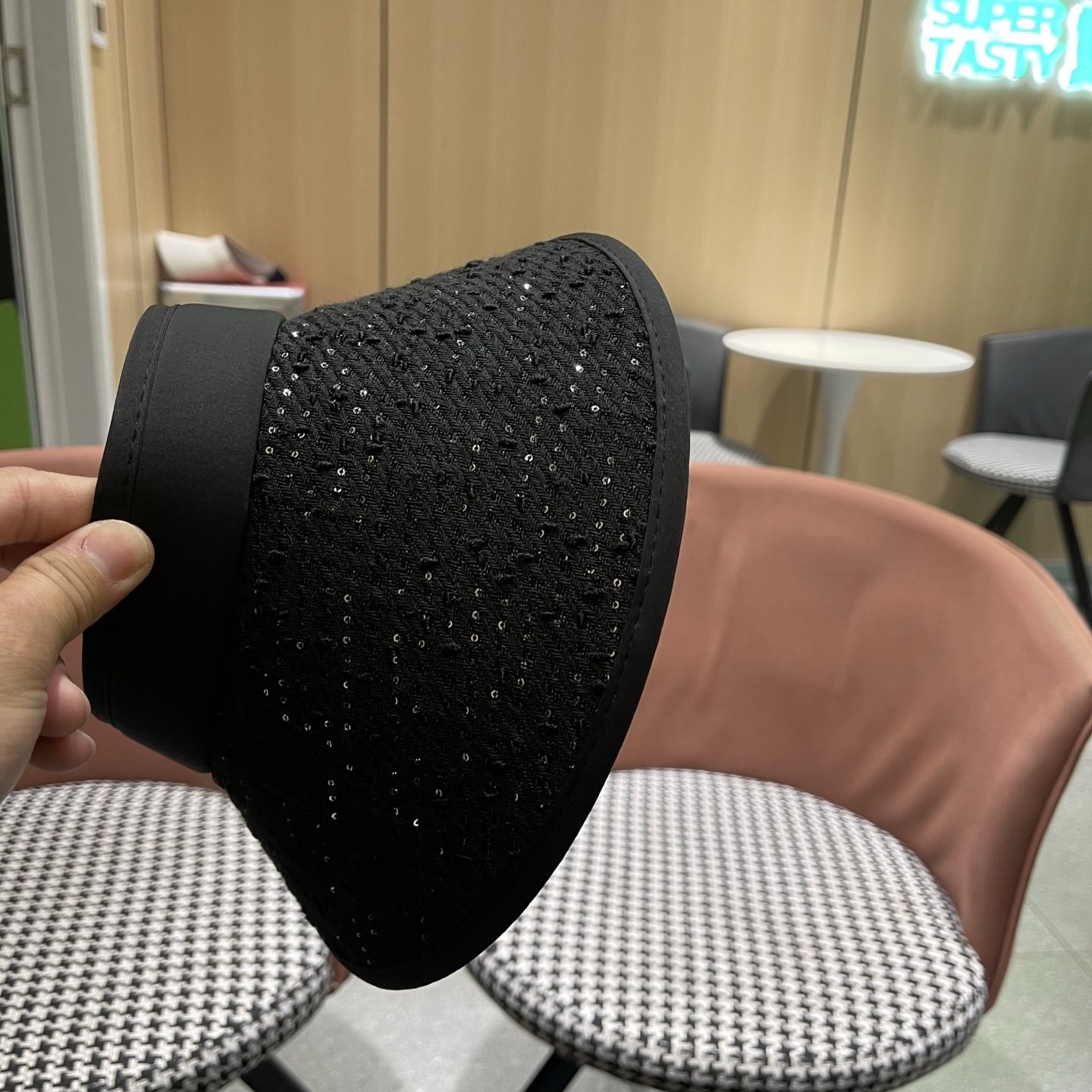 FENDI 芬迪 防晒帽子女春夏户外太阳帽防紫外线遮阳空顶帽大檐骑行发箍贝壳帽