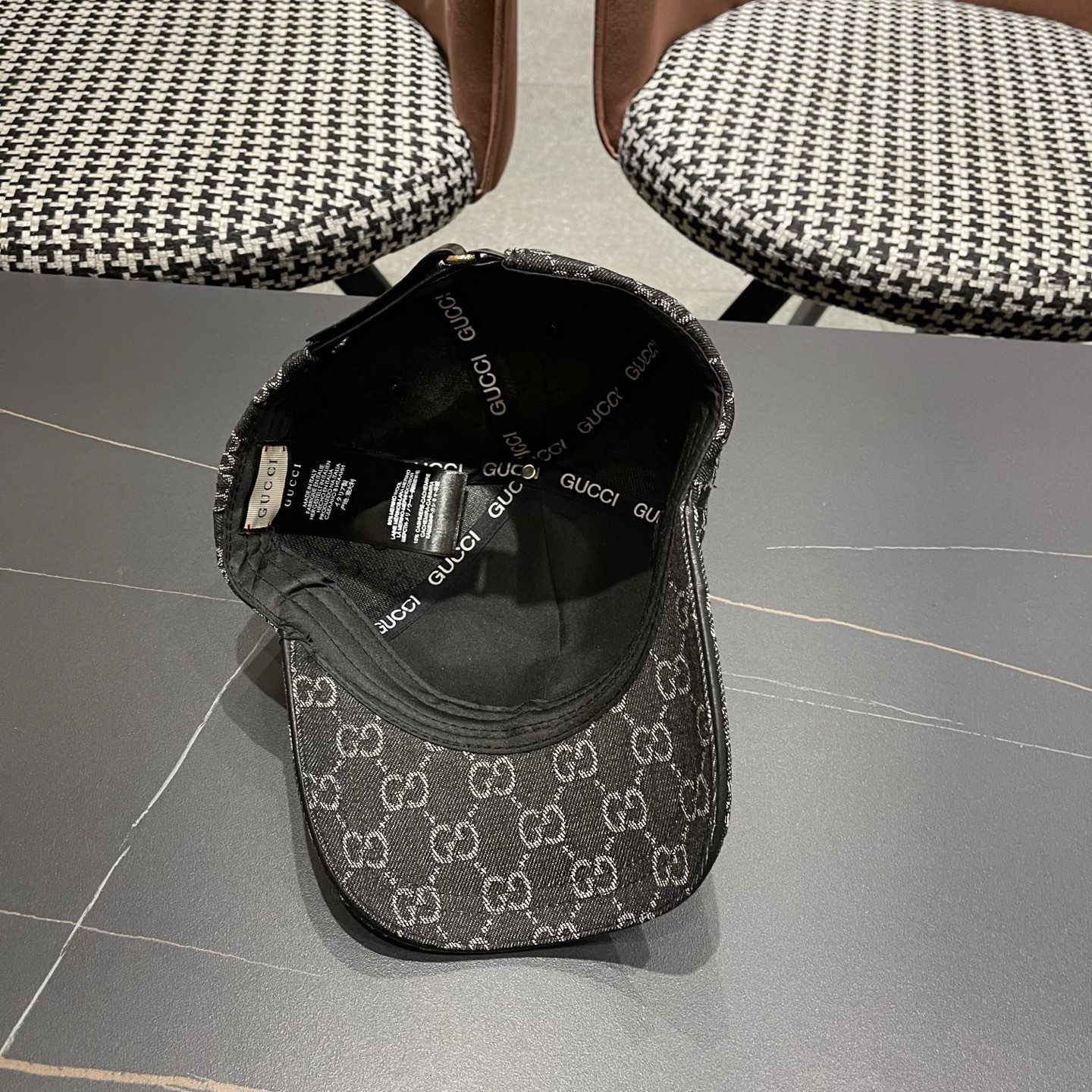 Gucci(古奇)最新原单棒球帽专柜1:1开模订制轻盈透气四季百搭男女适用，基础头围56，贴片可调节。