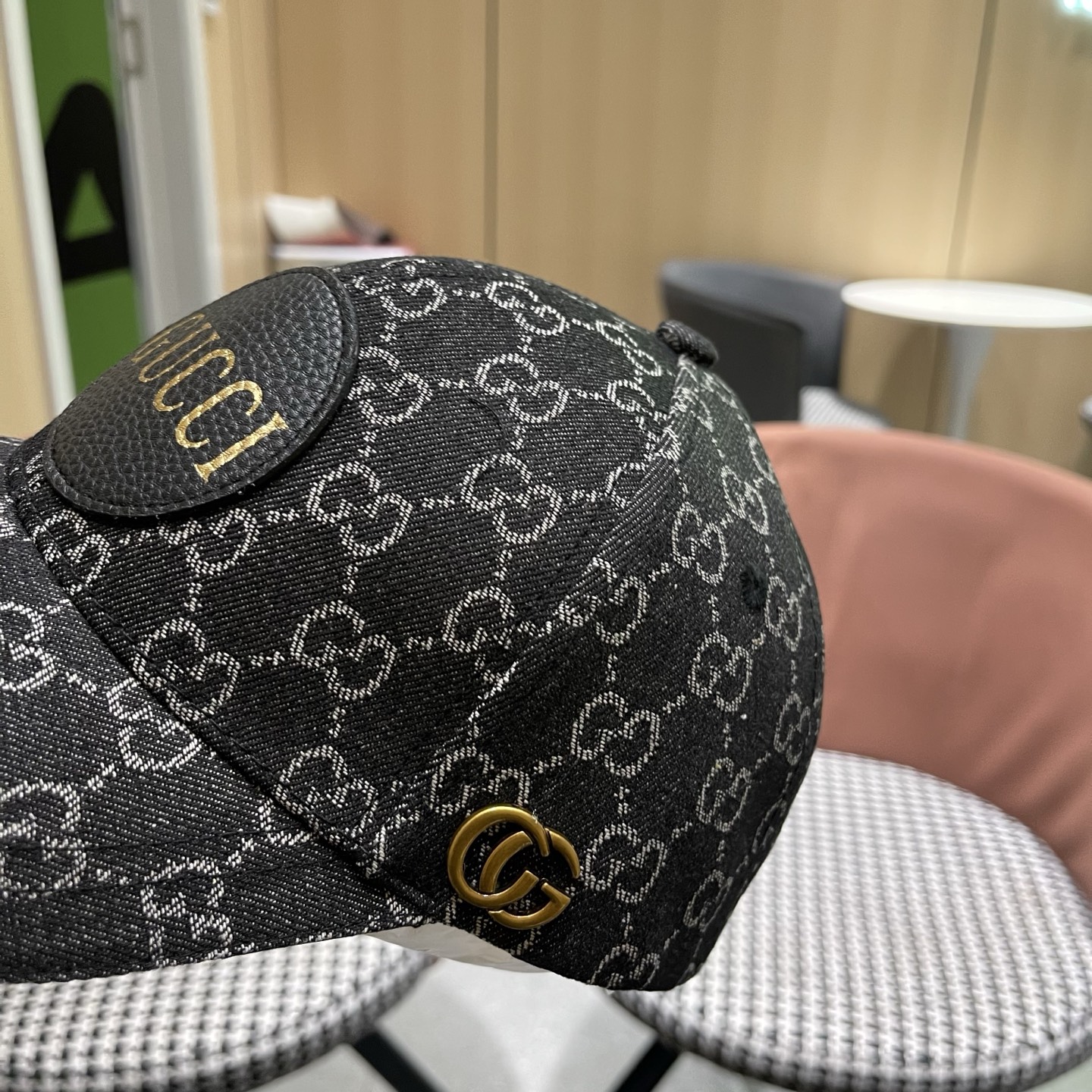 Gucci(古奇)最新原单棒球帽专柜1:1开模订制轻盈透气四季百搭男女适用，基础头围56，贴片可调节。