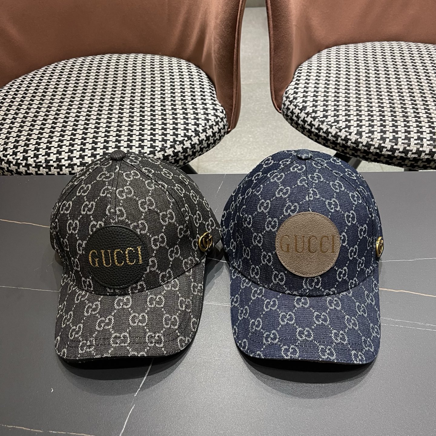 Gucci(古奇)最新原单棒球帽专柜1:1开模订制轻盈透气四季百搭男女适用，基础头围56，贴片可调节。