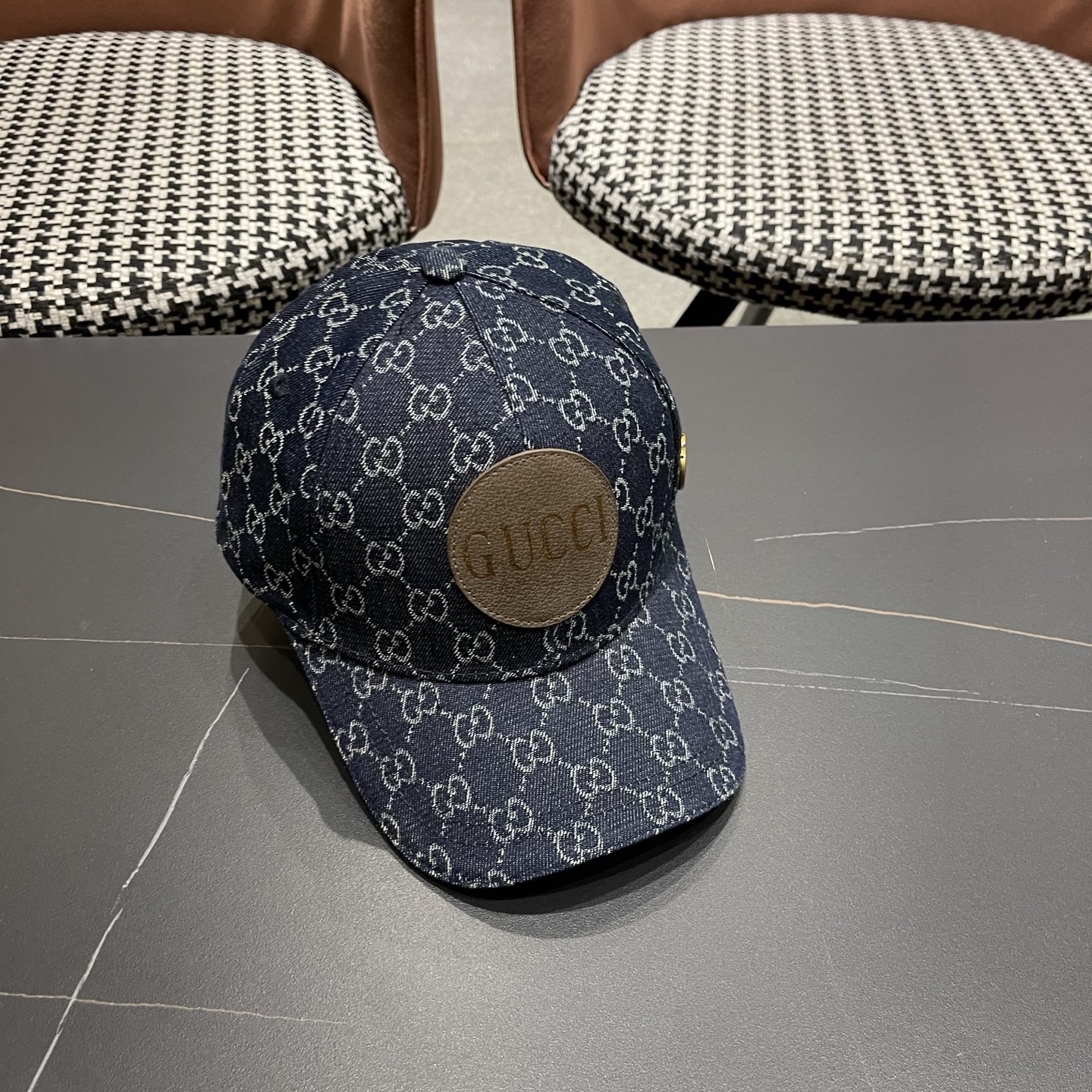 Gucci(古奇)最新原单棒球帽专柜1:1开模订制轻盈透气四季百搭男女适用，基础头围56，贴片可调节。