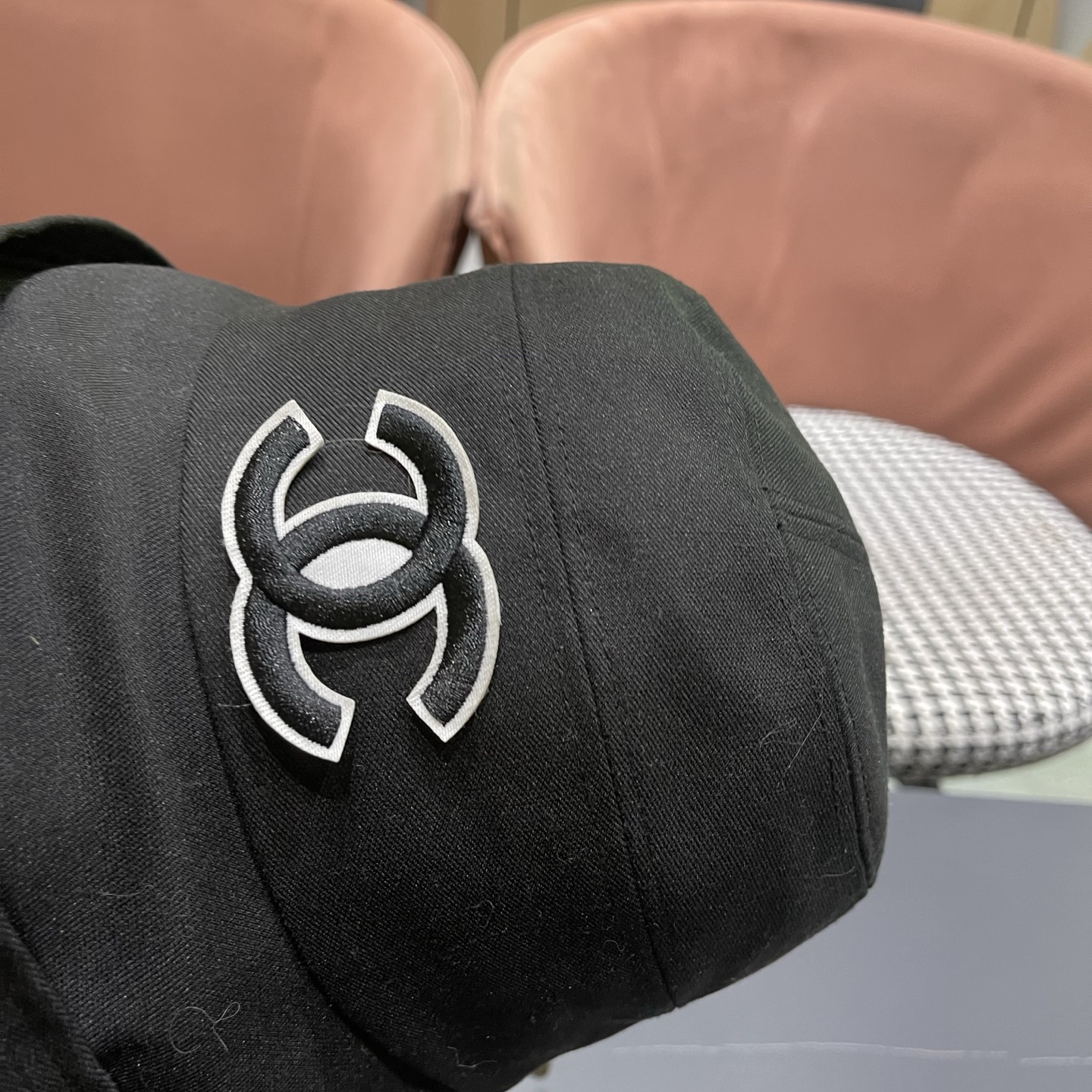 CHANEL香奈儿 日系渔夫帽女百搭卷边春夏季休闲时尚显脸小柔软布帽可折叠小盆帽