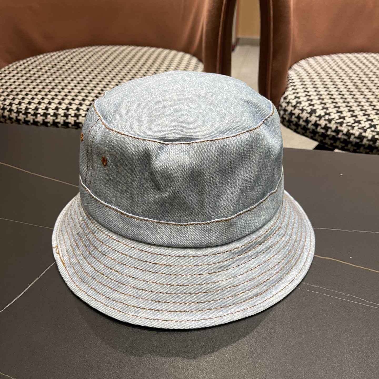 LV路易威登牛仔渔夫帽，头围57cm