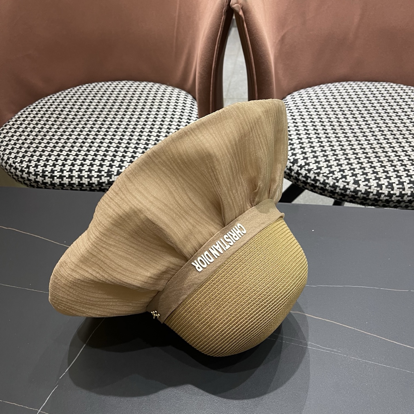 迪奥Dior 2026新款遮阳帽子女春秋出游度假防紫外线渔夫帽可折叠大檐防晒帽