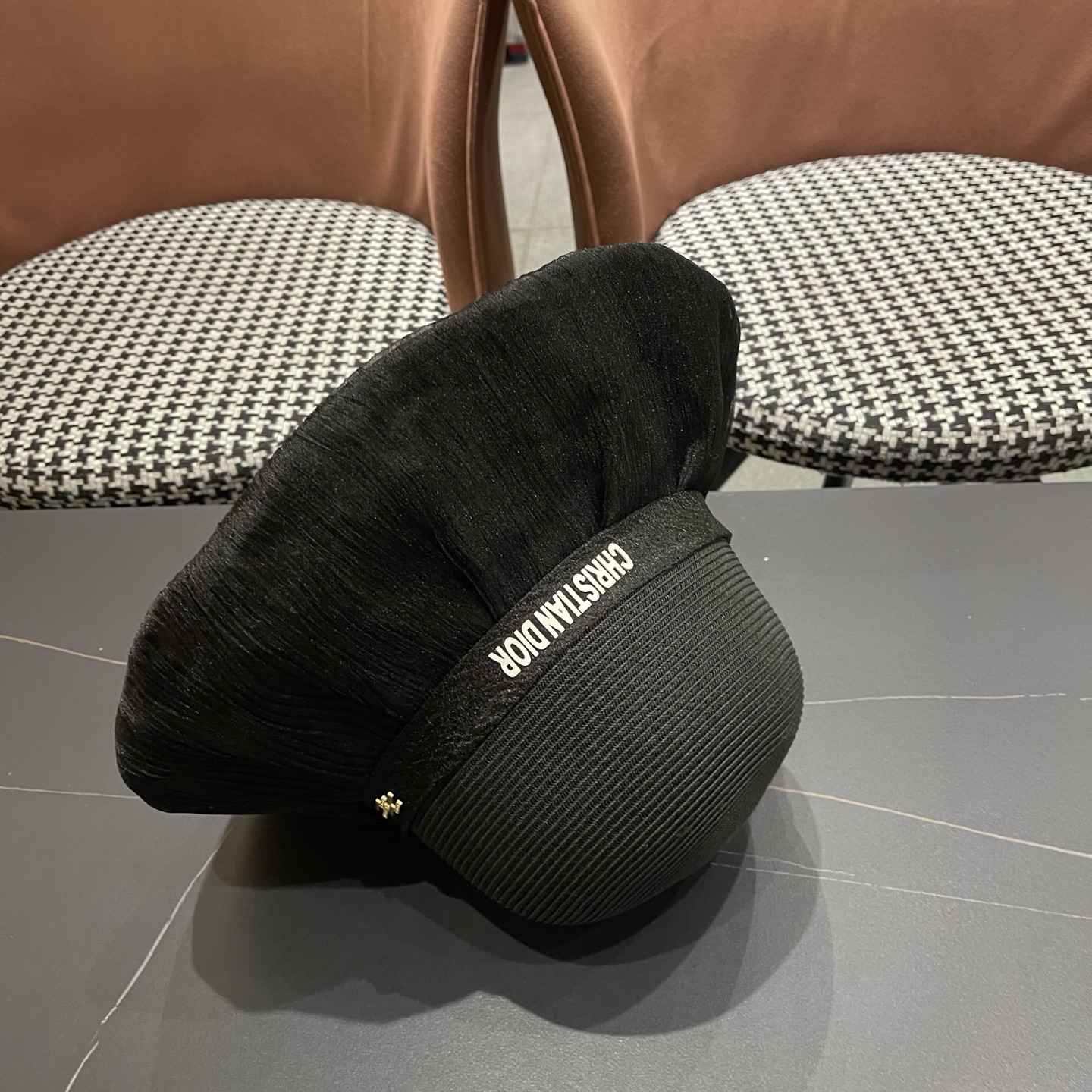 迪奥Dior 2026新款遮阳帽子女春秋出游度假防紫外线渔夫帽可折叠大檐防晒帽