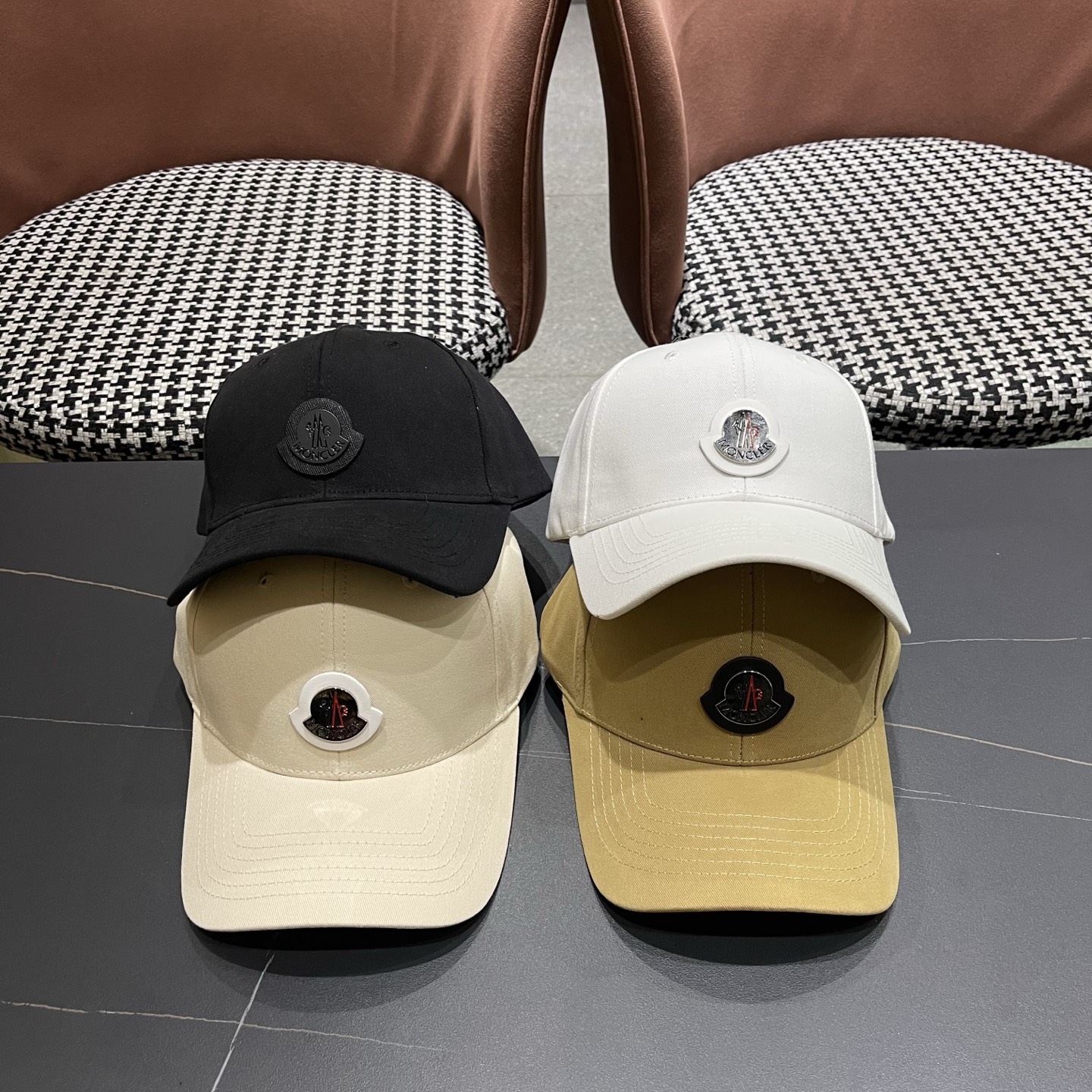 蒙口Moncler🆕春款新款个性棒球帽，高品质透气性巨佳，四季佩戴款高颜值时尚单品！男女同款