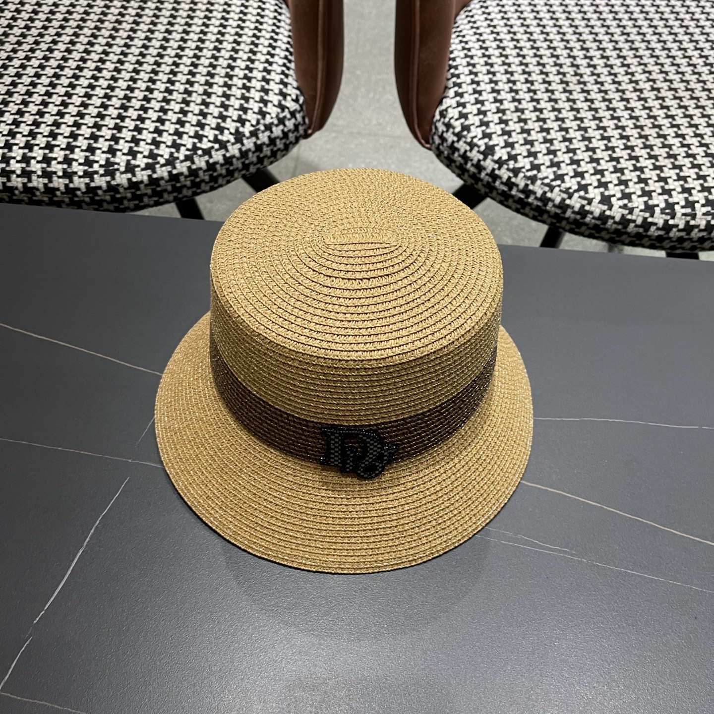 Dior迪奥新款渔夫帽，遮阳草帽，头围57cm