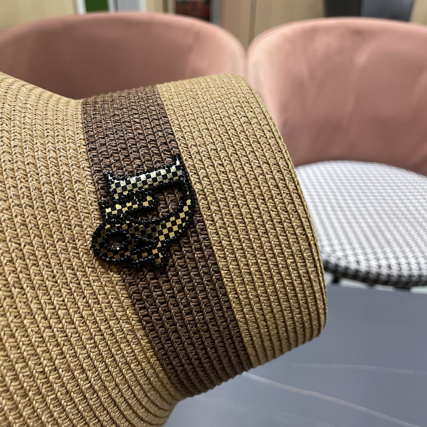 Dior迪奥新款渔夫帽，遮阳草帽，头围57cm