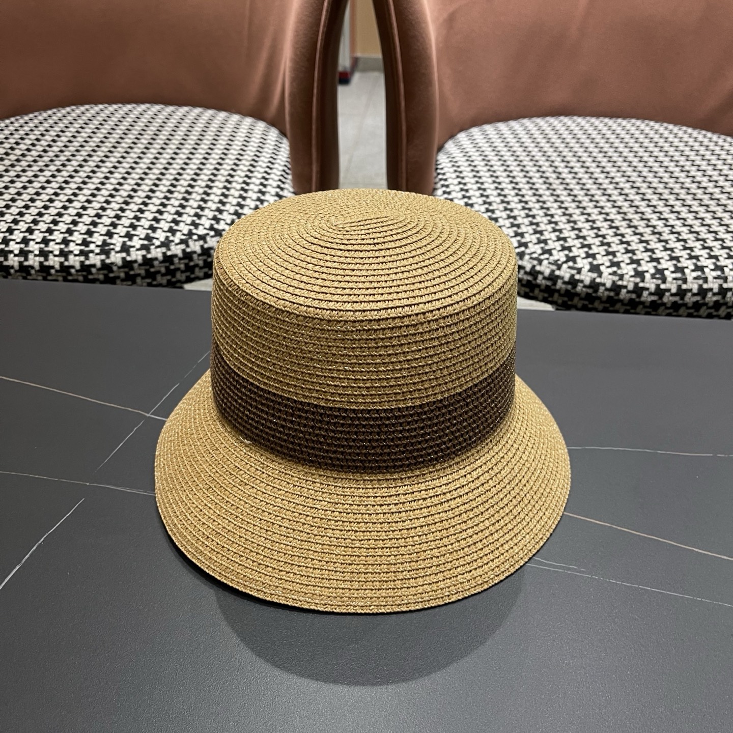 Dior迪奥新款渔夫帽，遮阳草帽，头围57cm