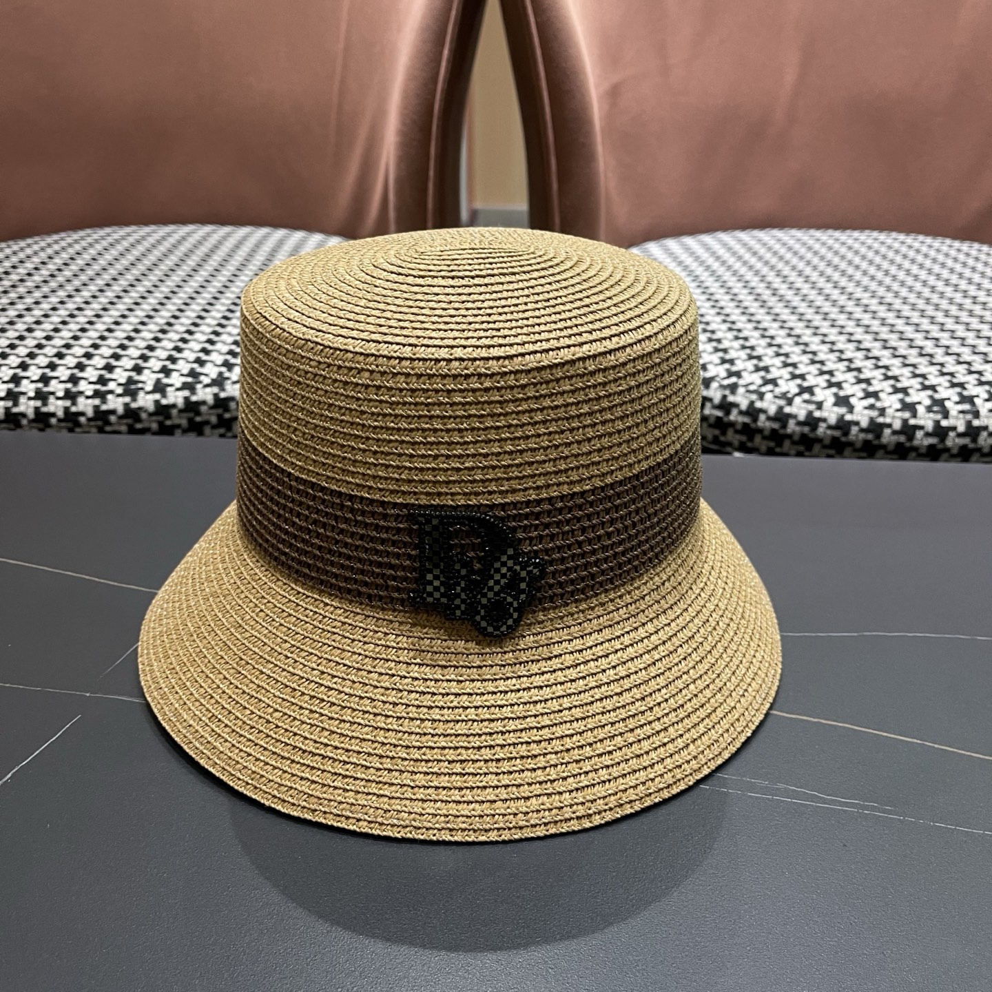 Dior迪奥新款渔夫帽，遮阳草帽，头围57cm
