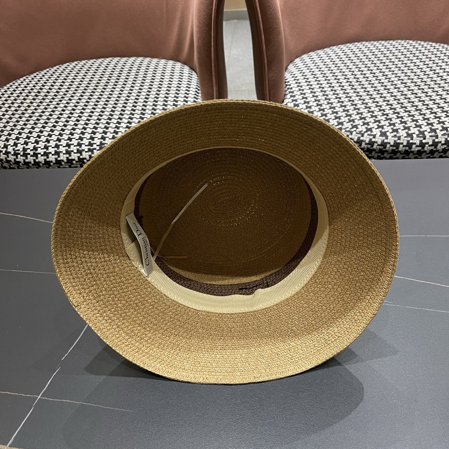 Dior迪奥新款渔夫帽，遮阳草帽，头围57cm