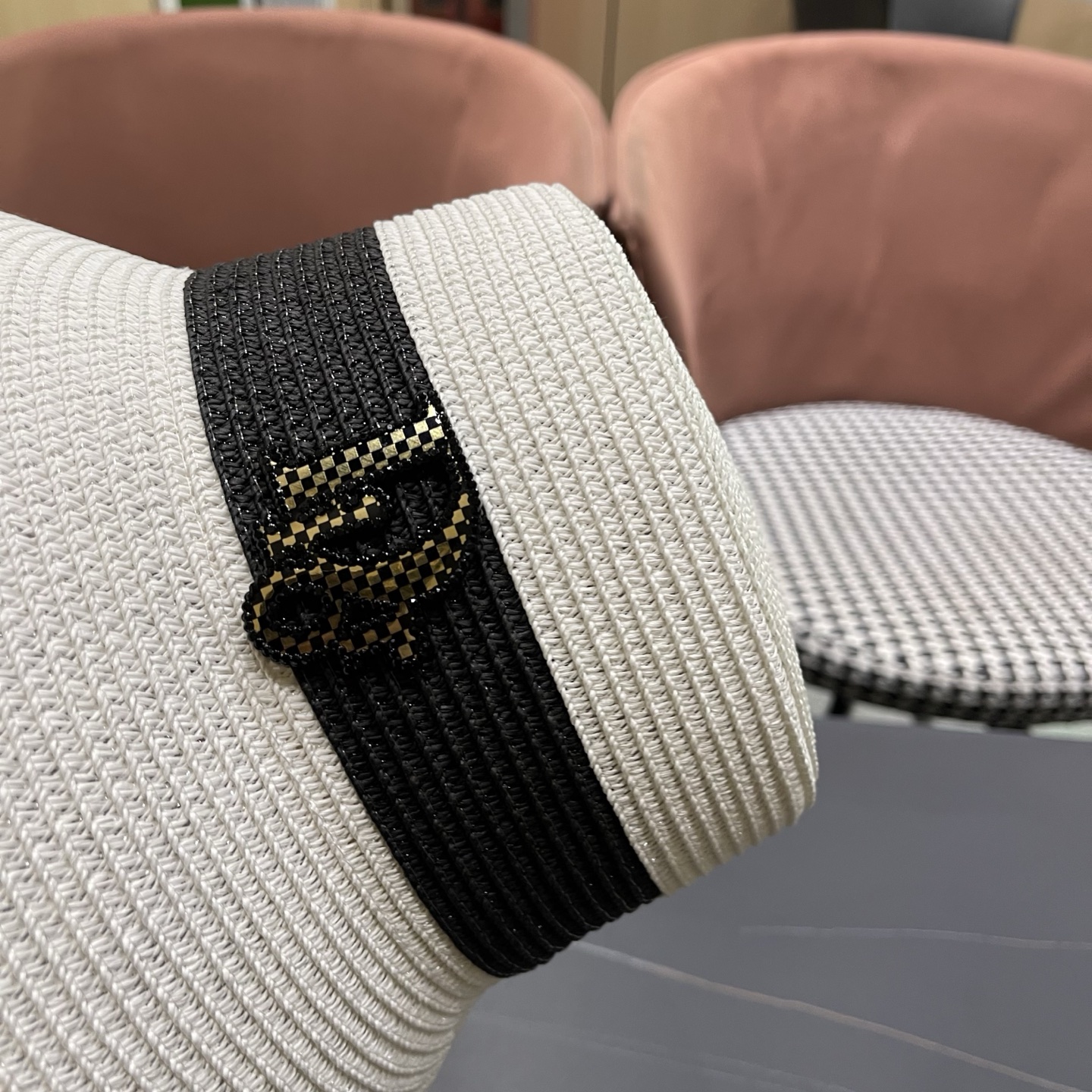 Dior迪奥新款渔夫帽，遮阳草帽，头围57cm