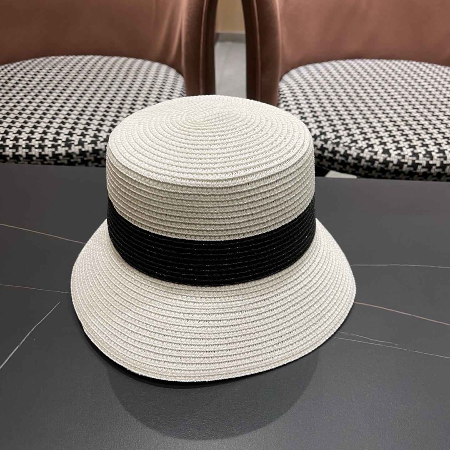 Dior迪奥新款渔夫帽，遮阳草帽，头围57cm