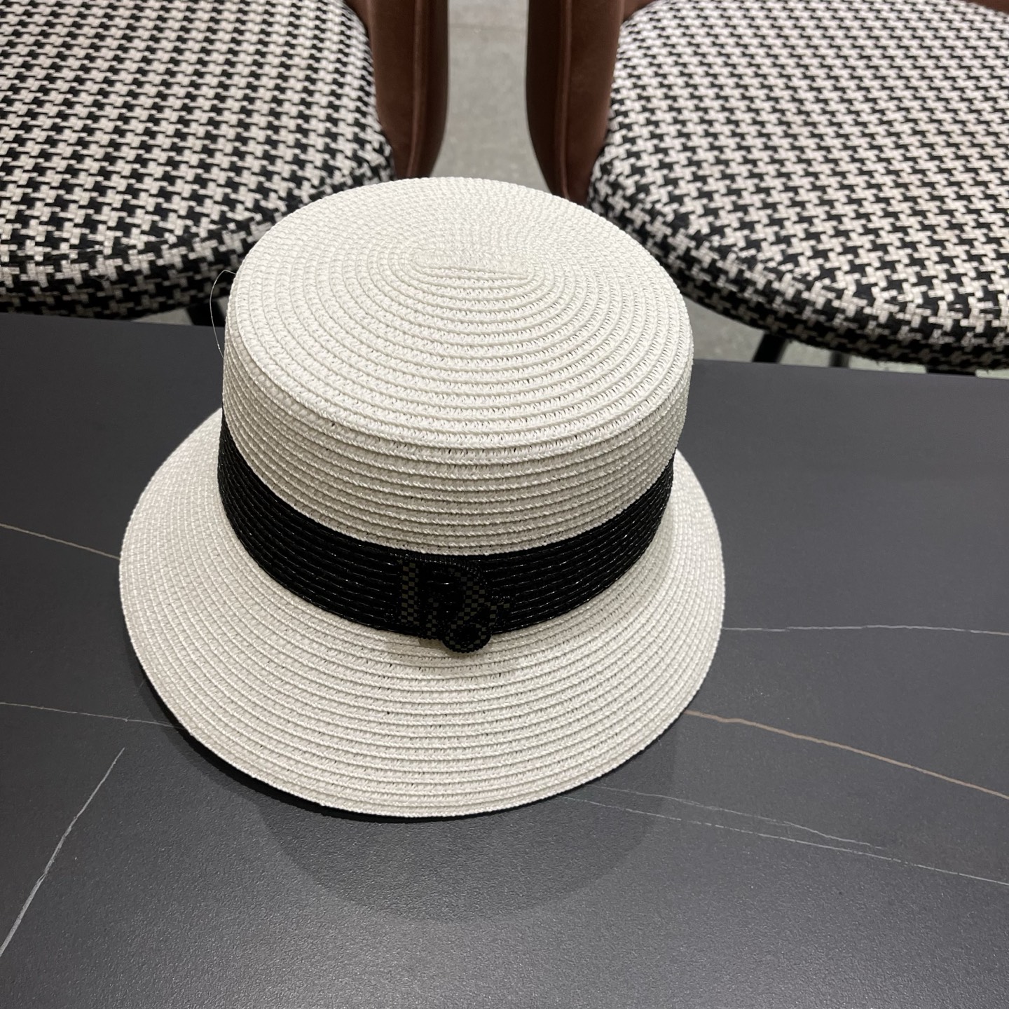 Dior迪奥新款渔夫帽，遮阳草帽，头围57cm