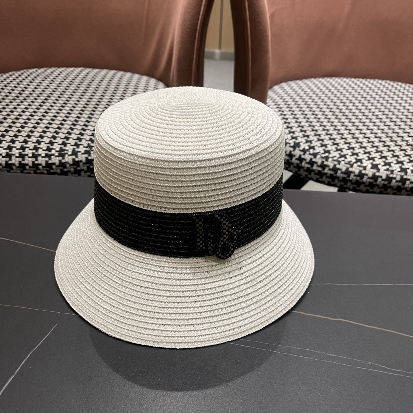 Dior迪奥新款渔夫帽，遮阳草帽，头围57cm