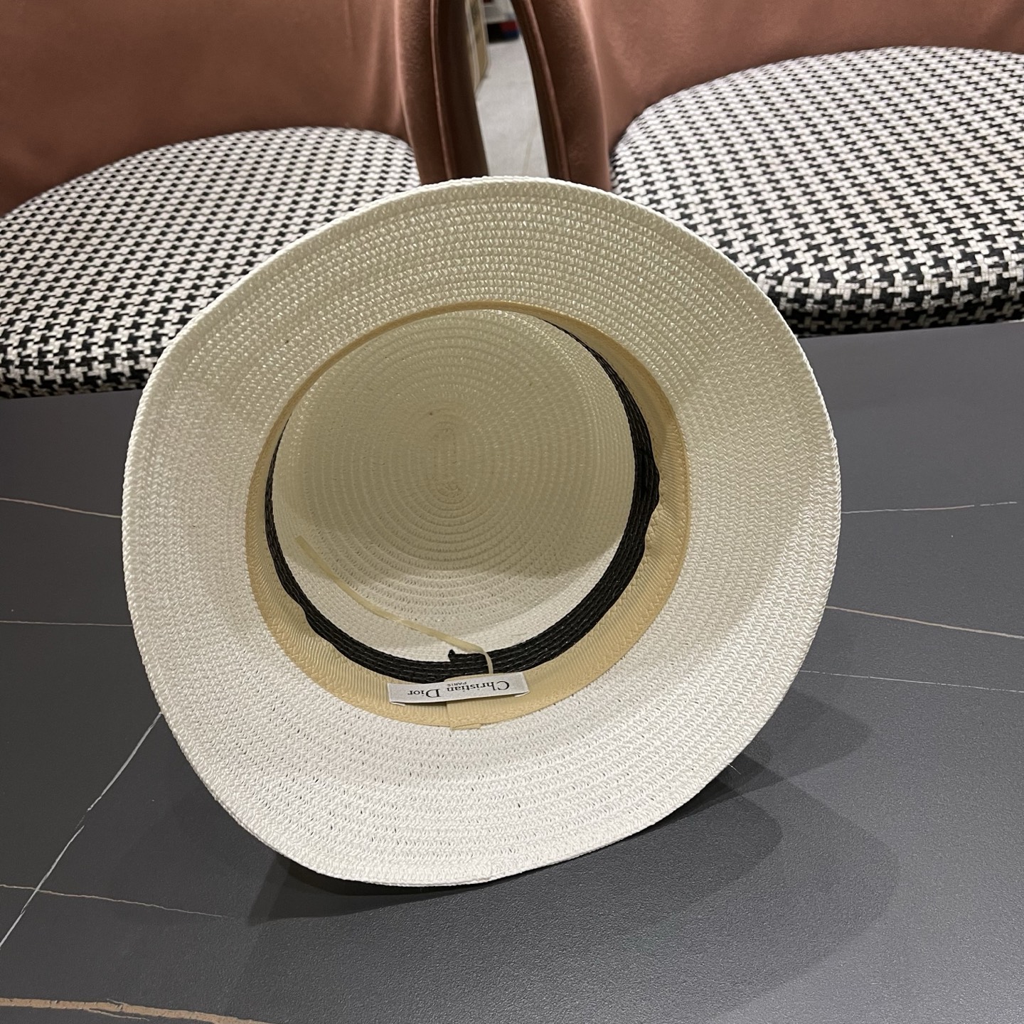 Dior迪奥新款渔夫帽，遮阳草帽，头围57cm