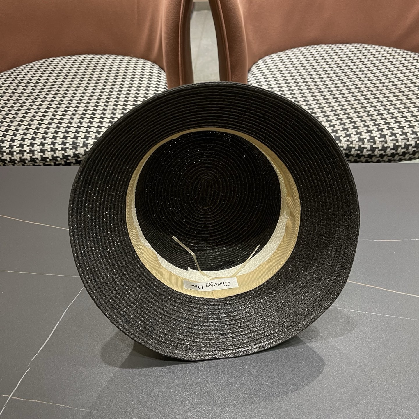 Dior迪奥新款渔夫帽，遮阳草帽，头围57cm