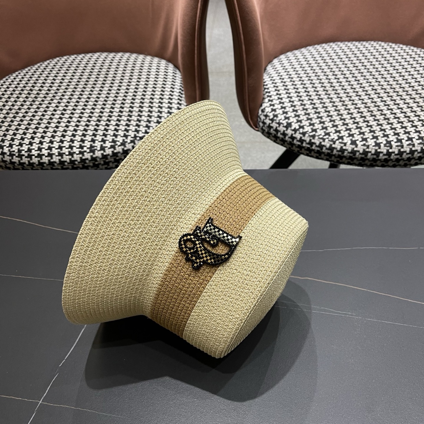 Dior迪奥新款渔夫帽，遮阳草帽，头围57cm