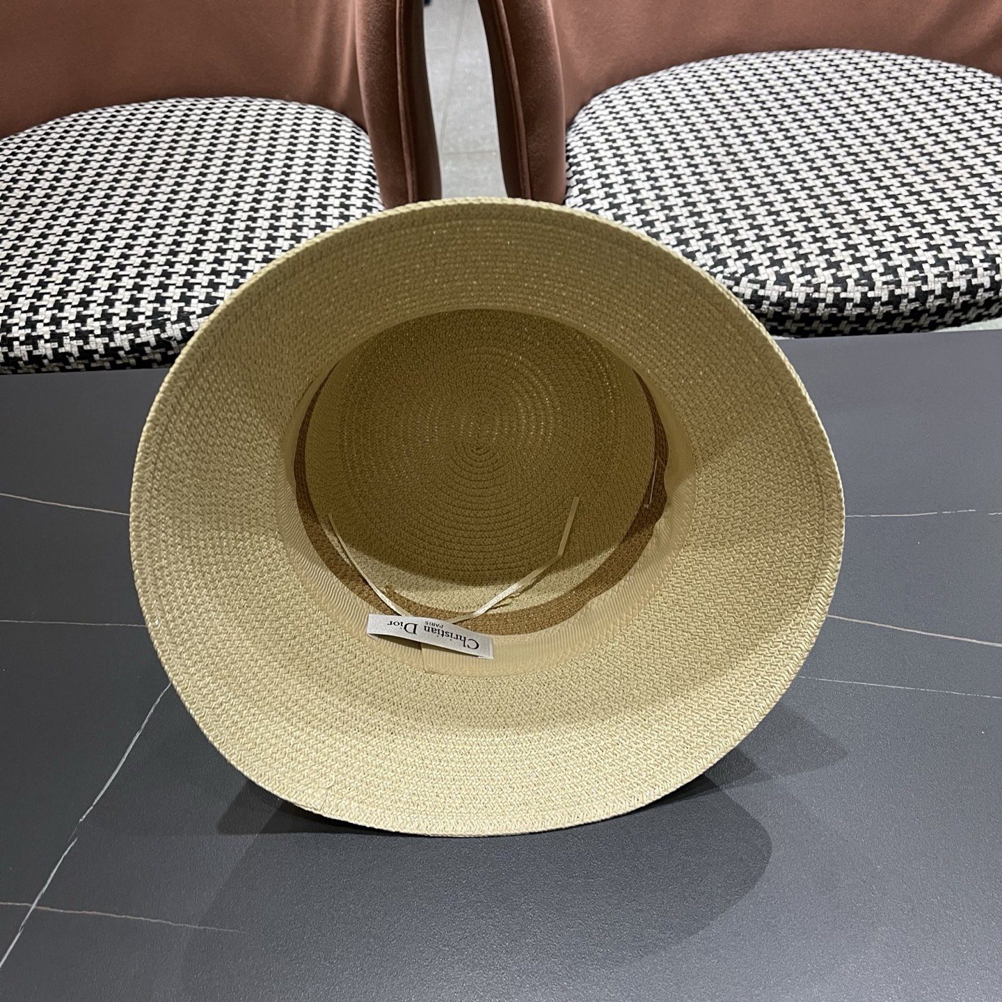 Dior迪奥新款渔夫帽，遮阳草帽，头围57cm