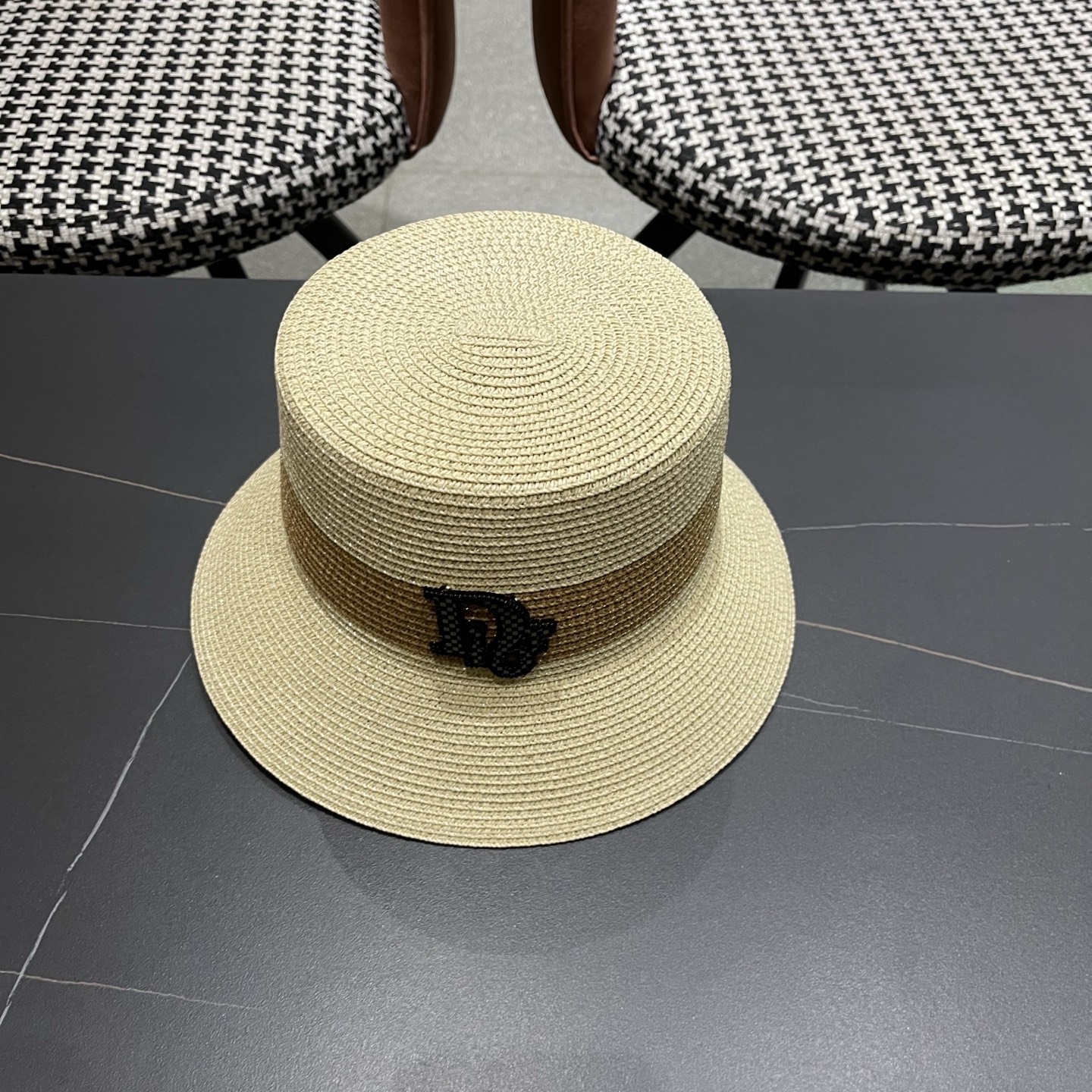 Dior迪奥新款渔夫帽，遮阳草帽，头围57cm