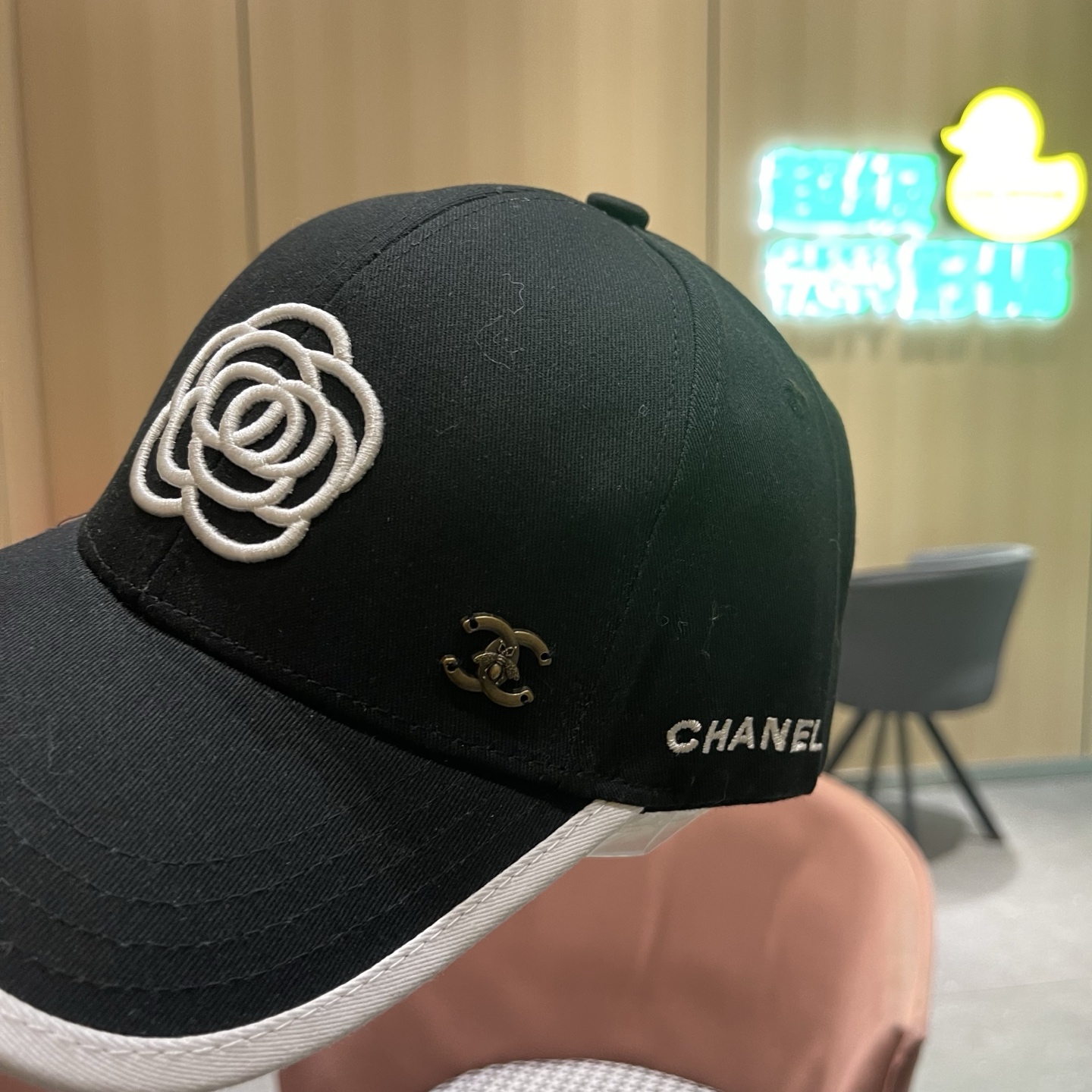 🧢【CHANEL 香奈儿】日韩时尚潮流❤️❤️❤️纯棉棒球帽原单品质火爆款来袭🎩工艺精美高档大气！旅游出行方便携带！