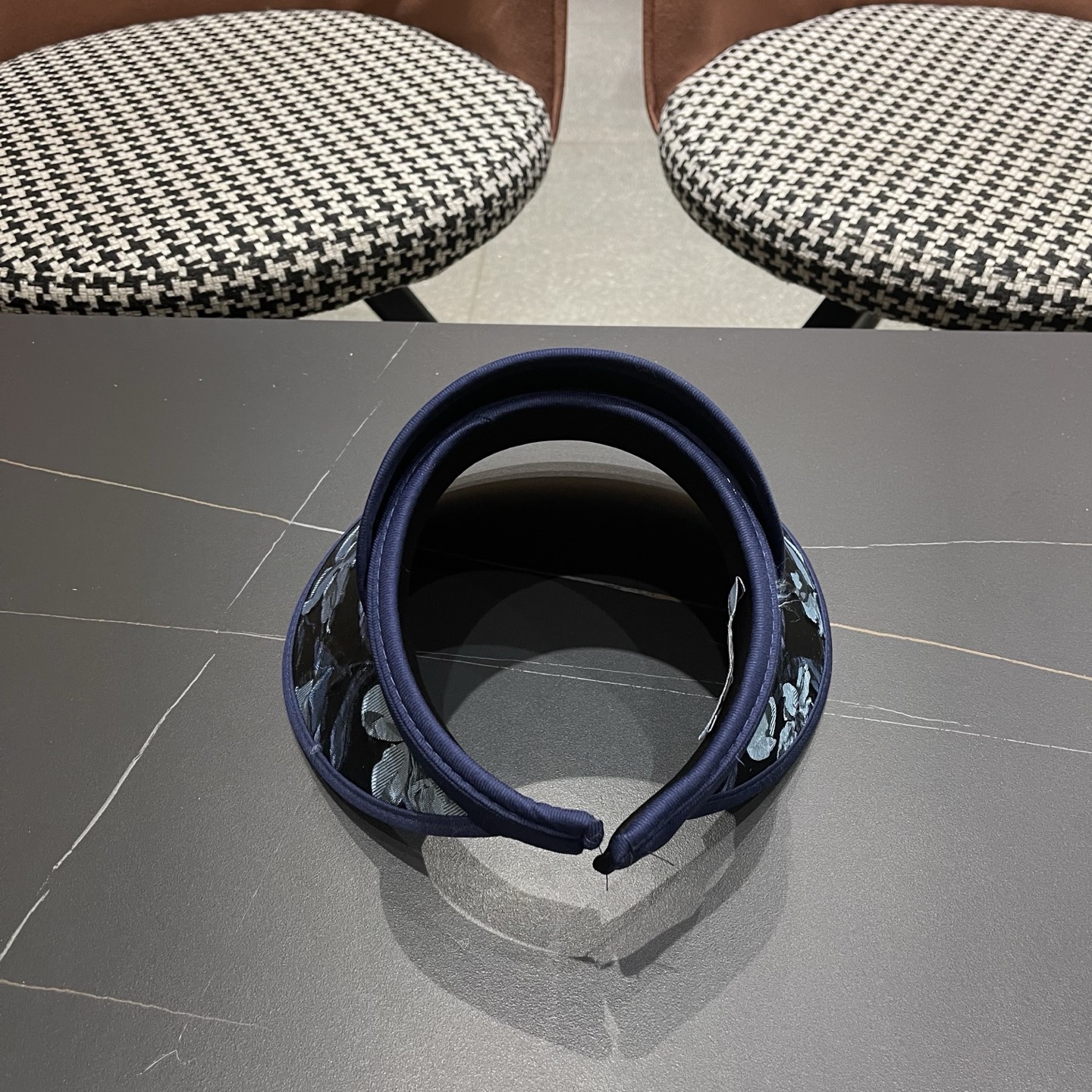 PRADA普拉达 户外韩国进口防晒帽女春宽檐防uv花朵遮阳发箍空顶太阳帽