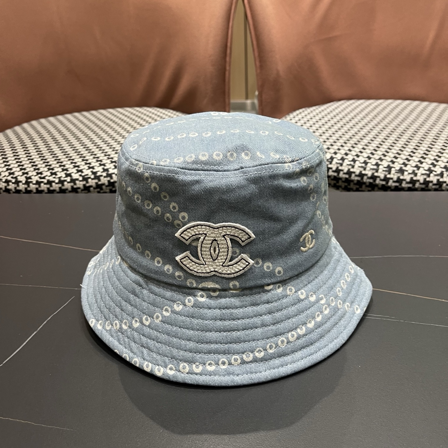 CHANEL 香奈儿春夏新款四季字母双C渔夫帽时尚百搭休闲遮阳防晒盆帽女