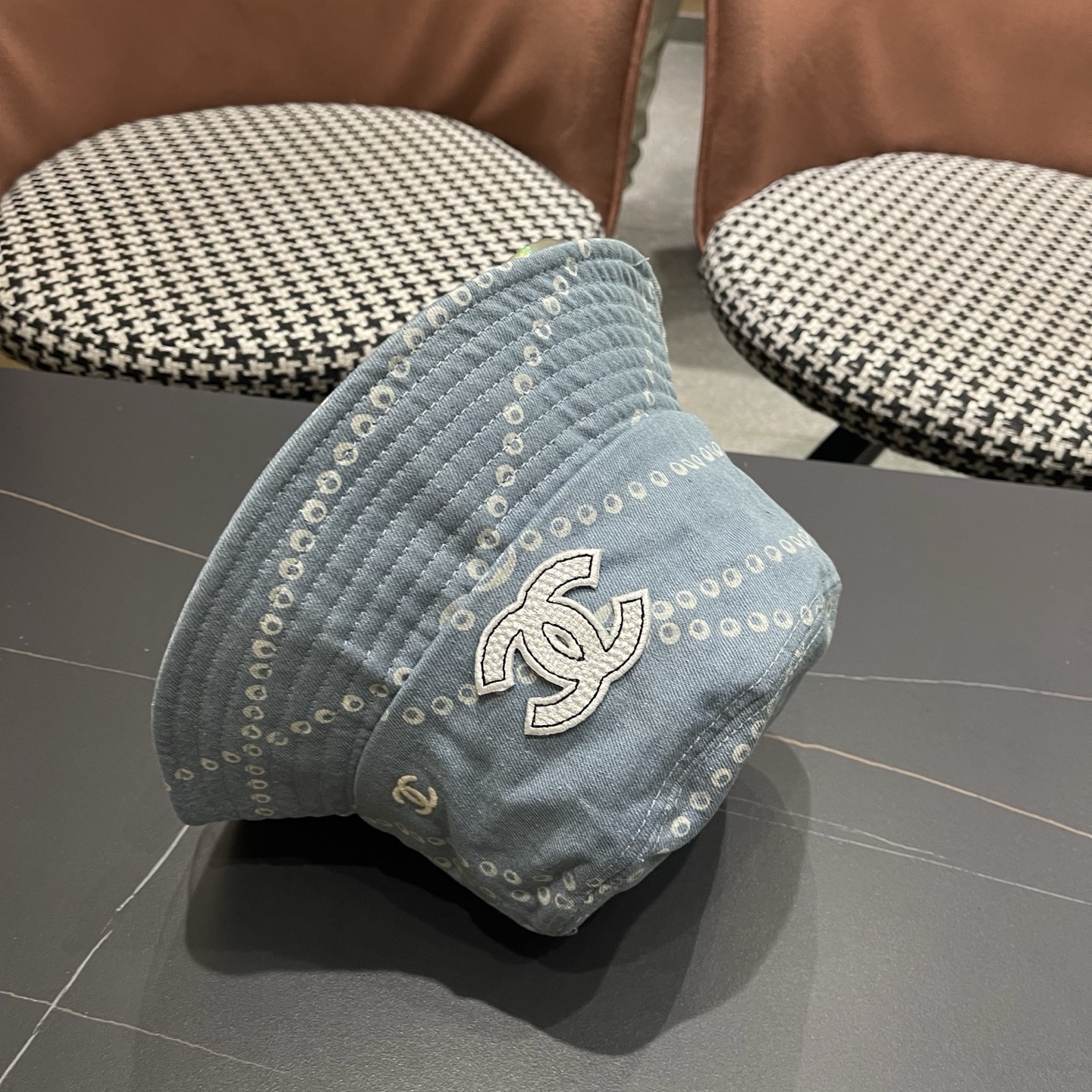 CHANEL 香奈儿春夏新款四季字母双C渔夫帽时尚百搭休闲遮阳防晒盆帽女