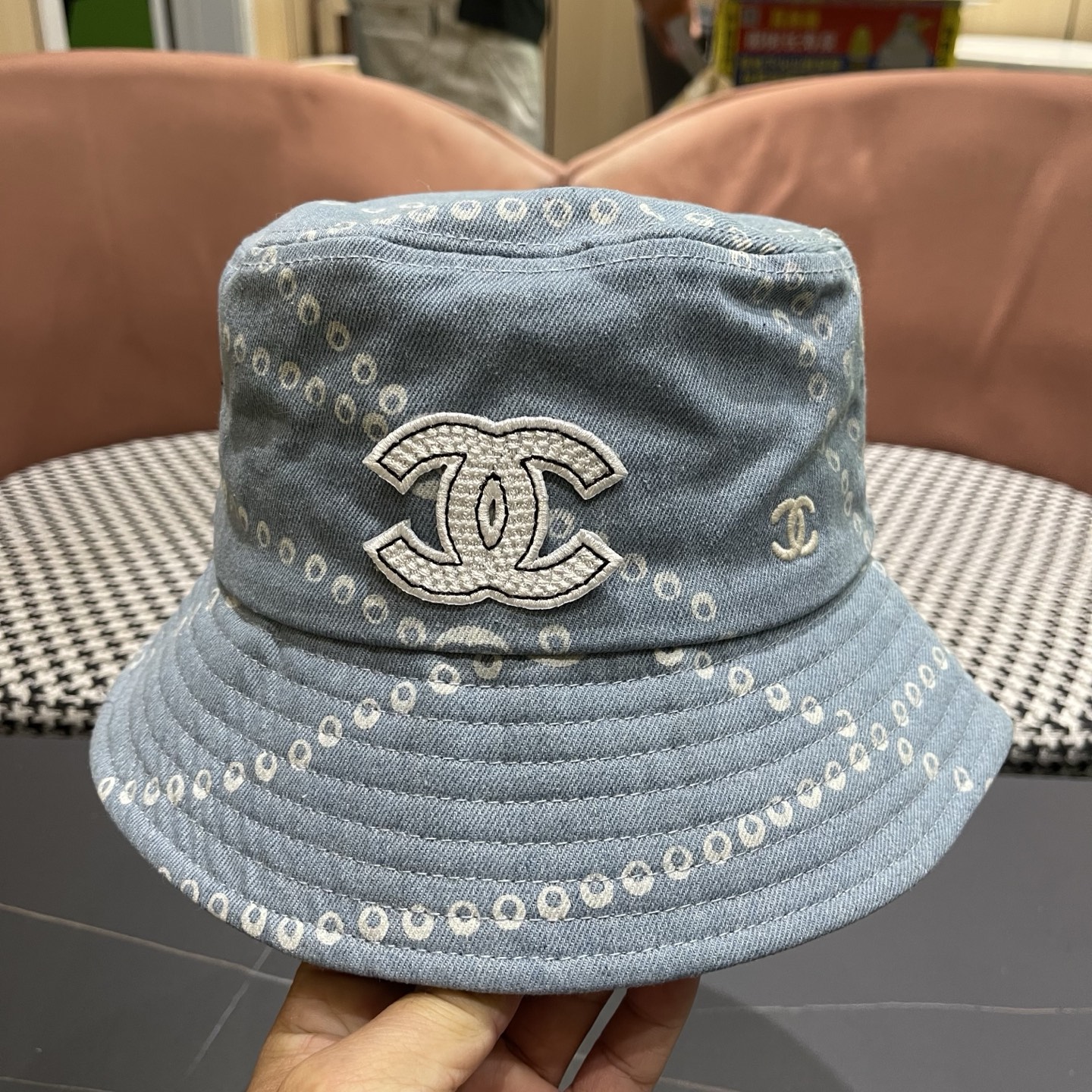 CHANEL 香奈儿春夏新款四季字母双C渔夫帽时尚百搭休闲遮阳防晒盆帽女