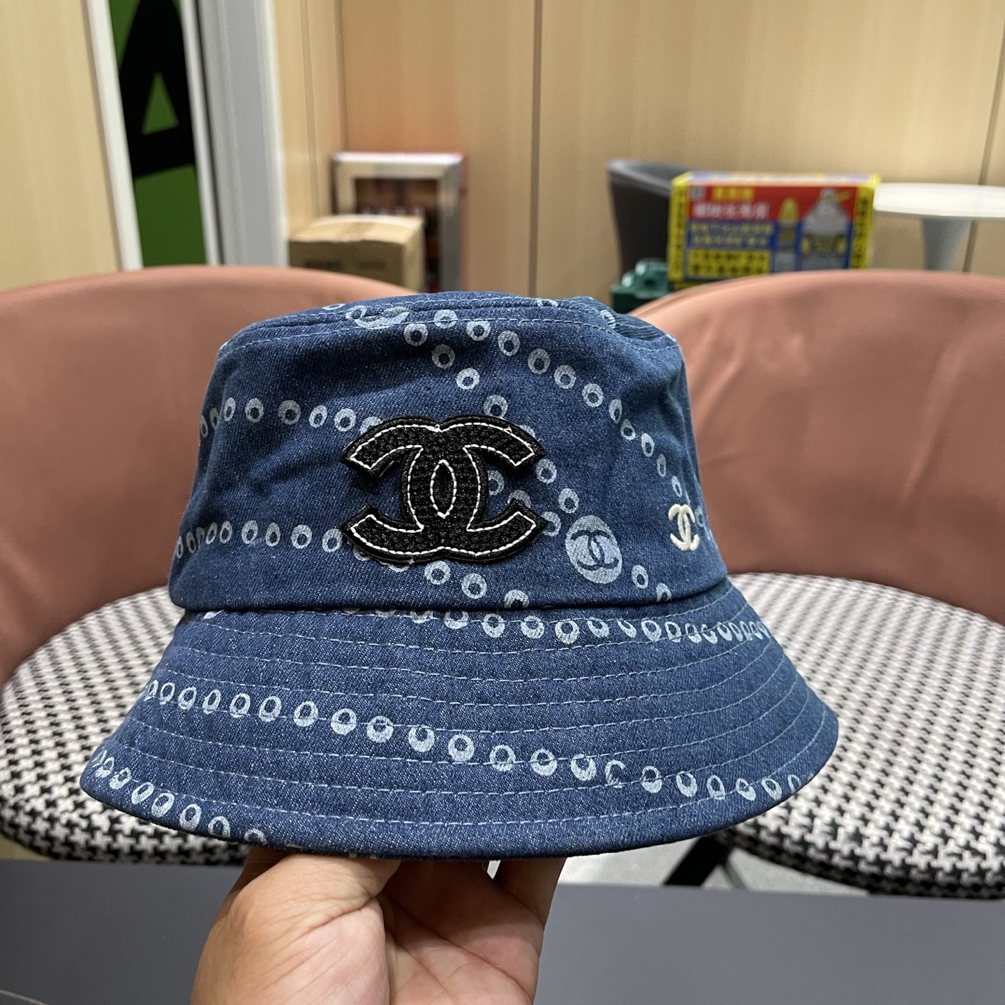 CHANEL 香奈儿春夏新款四季字母双C渔夫帽时尚百搭休闲遮阳防晒盆帽女