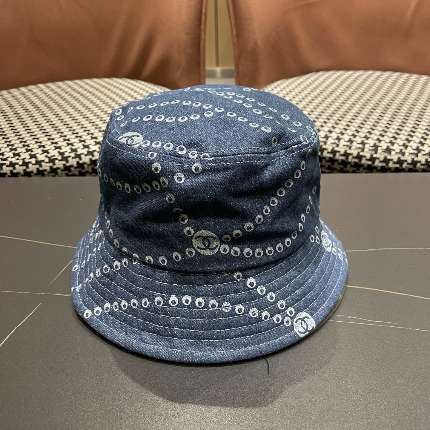 CHANEL 香奈儿春夏新款四季字母双C渔夫帽时尚百搭休闲遮阳防晒盆帽女