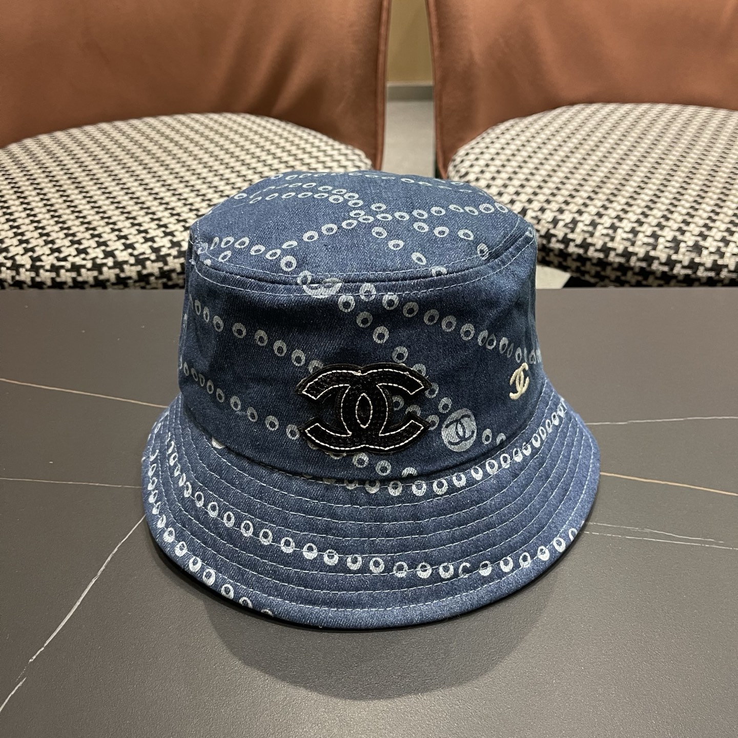 CHANEL 香奈儿春夏新款四季字母双C渔夫帽时尚百搭休闲遮阳防晒盆帽女