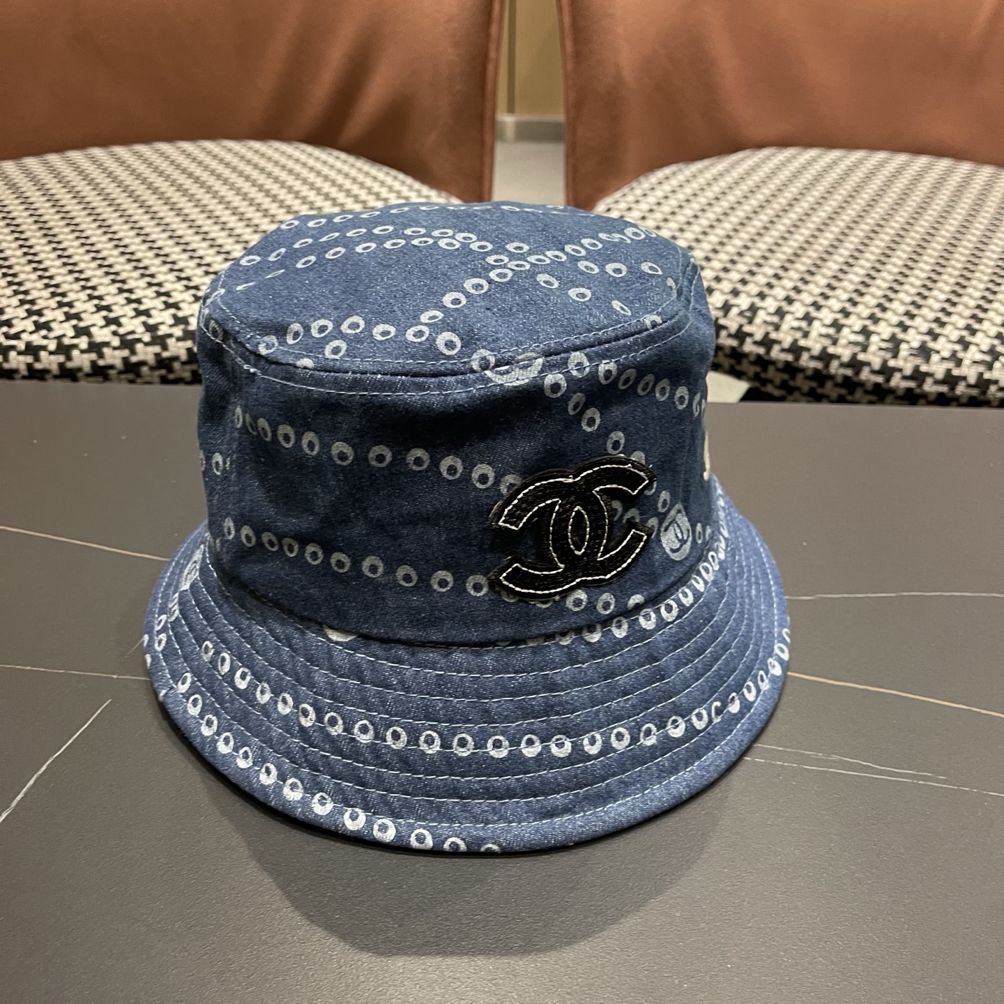 CHANEL 香奈儿春夏新款四季字母双C渔夫帽时尚百搭休闲遮阳防晒盆帽女