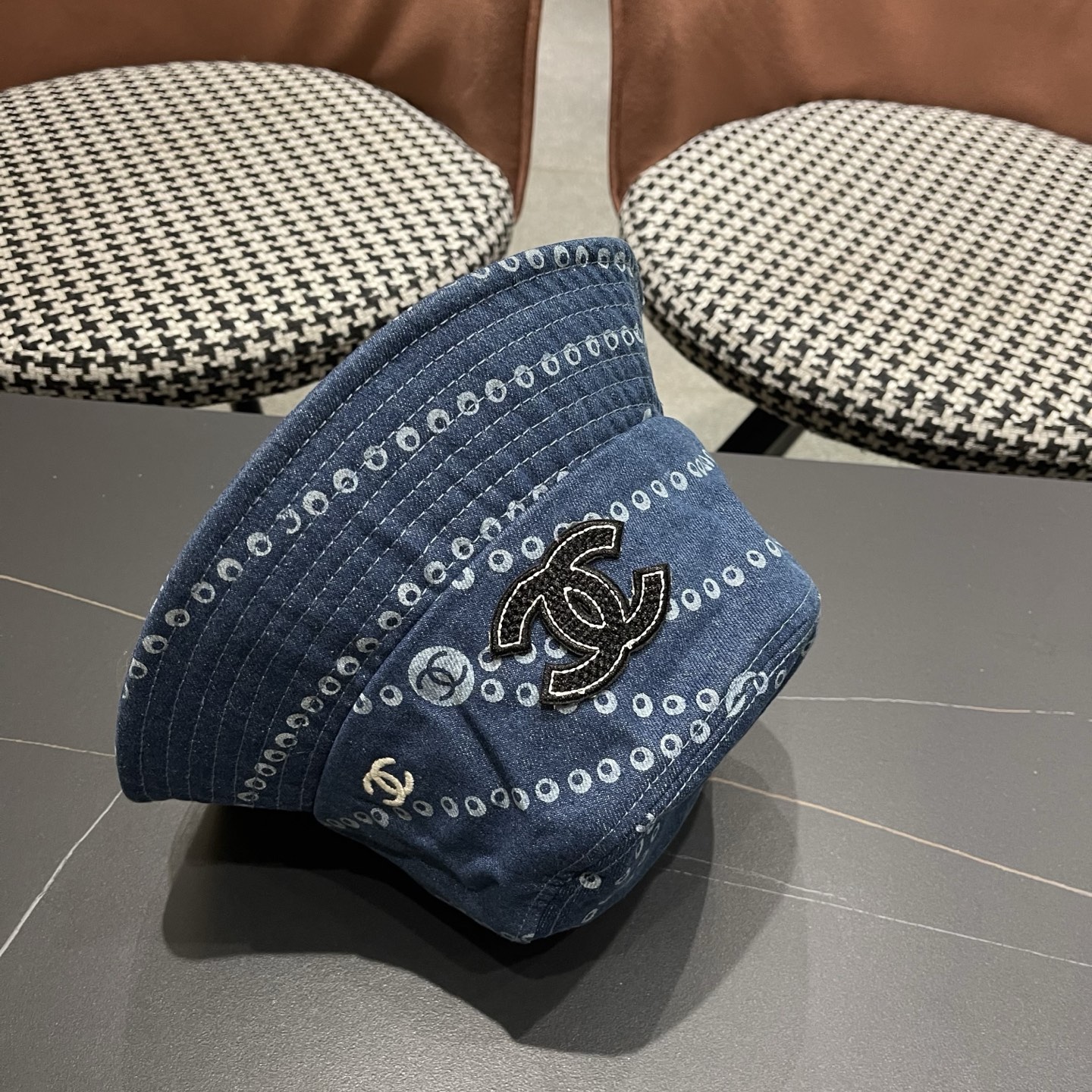 CHANEL 香奈儿春夏新款四季字母双C渔夫帽时尚百搭休闲遮阳防晒盆帽女