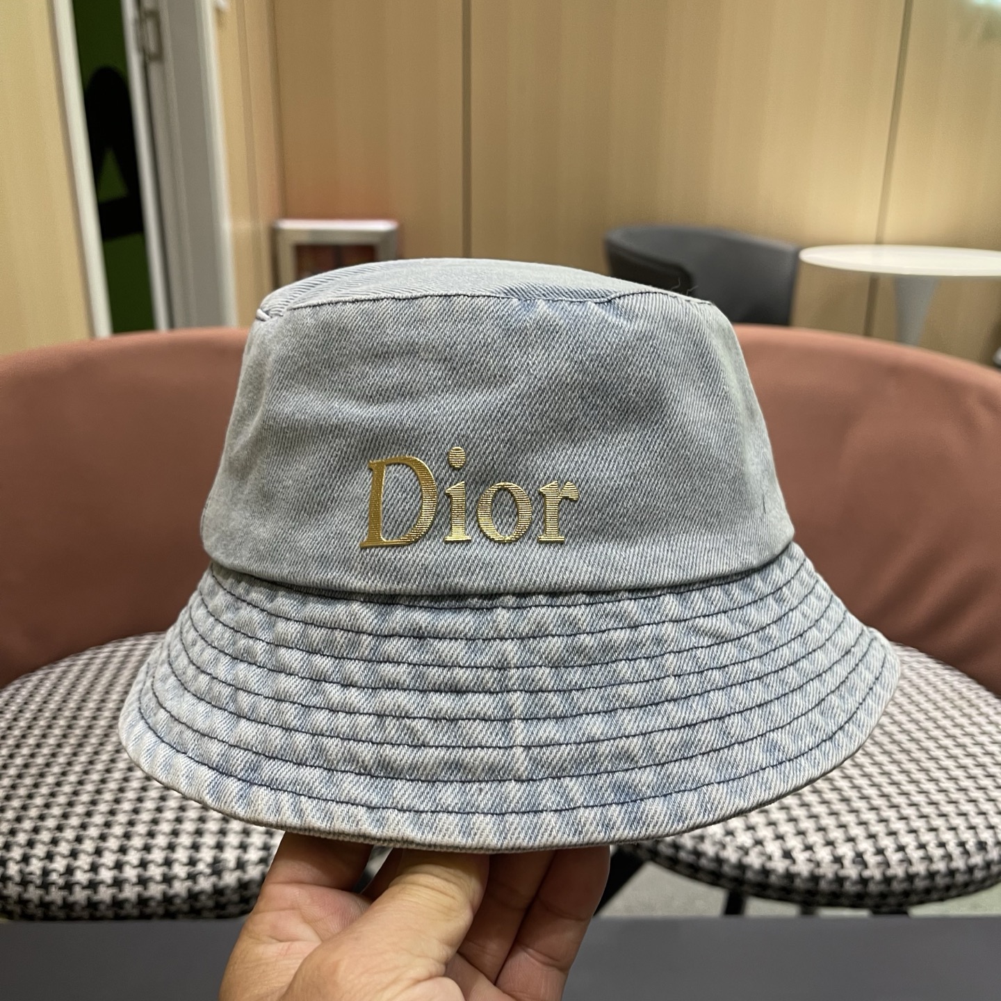 【DIOR迪奥】新款牛仔渔夫帽，🔆百搭日常款～休闲出街#男女款