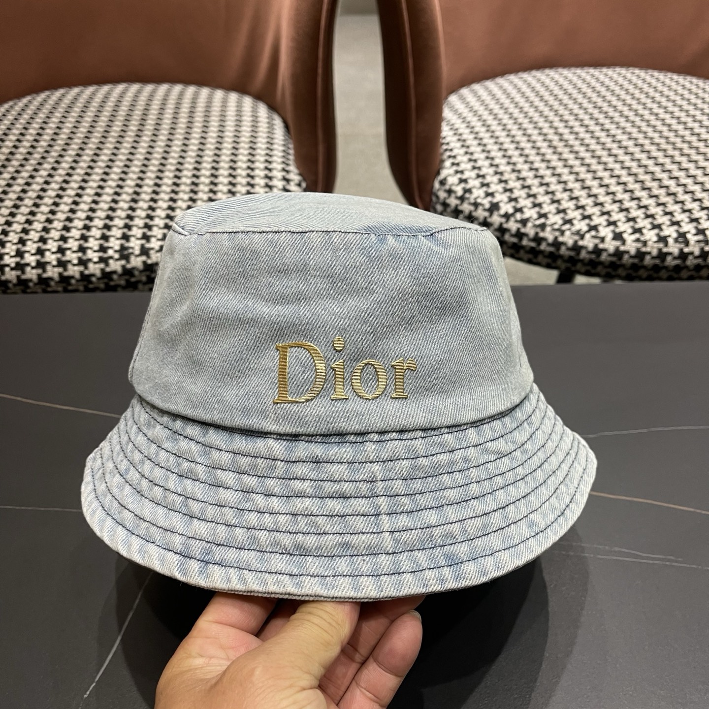 【DIOR迪奥】新款牛仔渔夫帽，🔆百搭日常款～休闲出街#男女款