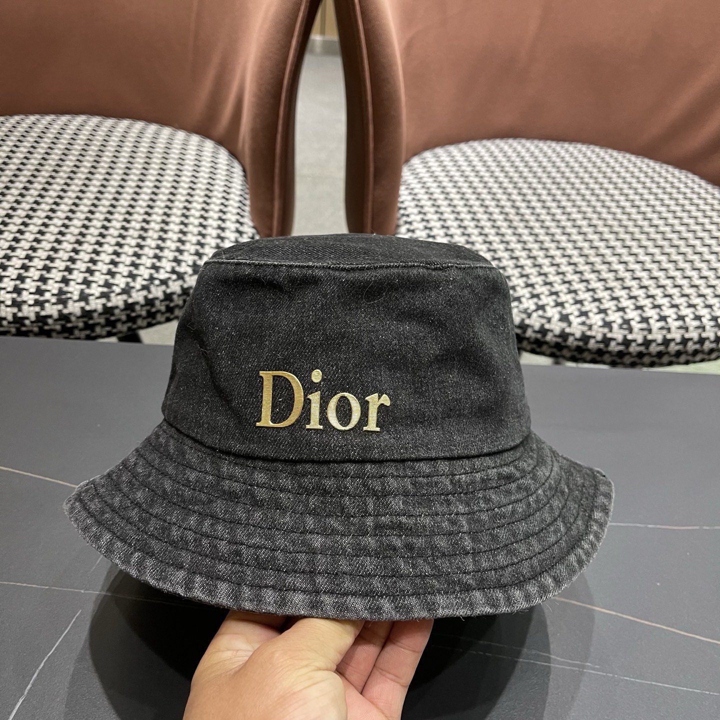 【DIOR迪奥】新款牛仔渔夫帽，🔆百搭日常款～休闲出街#男女款